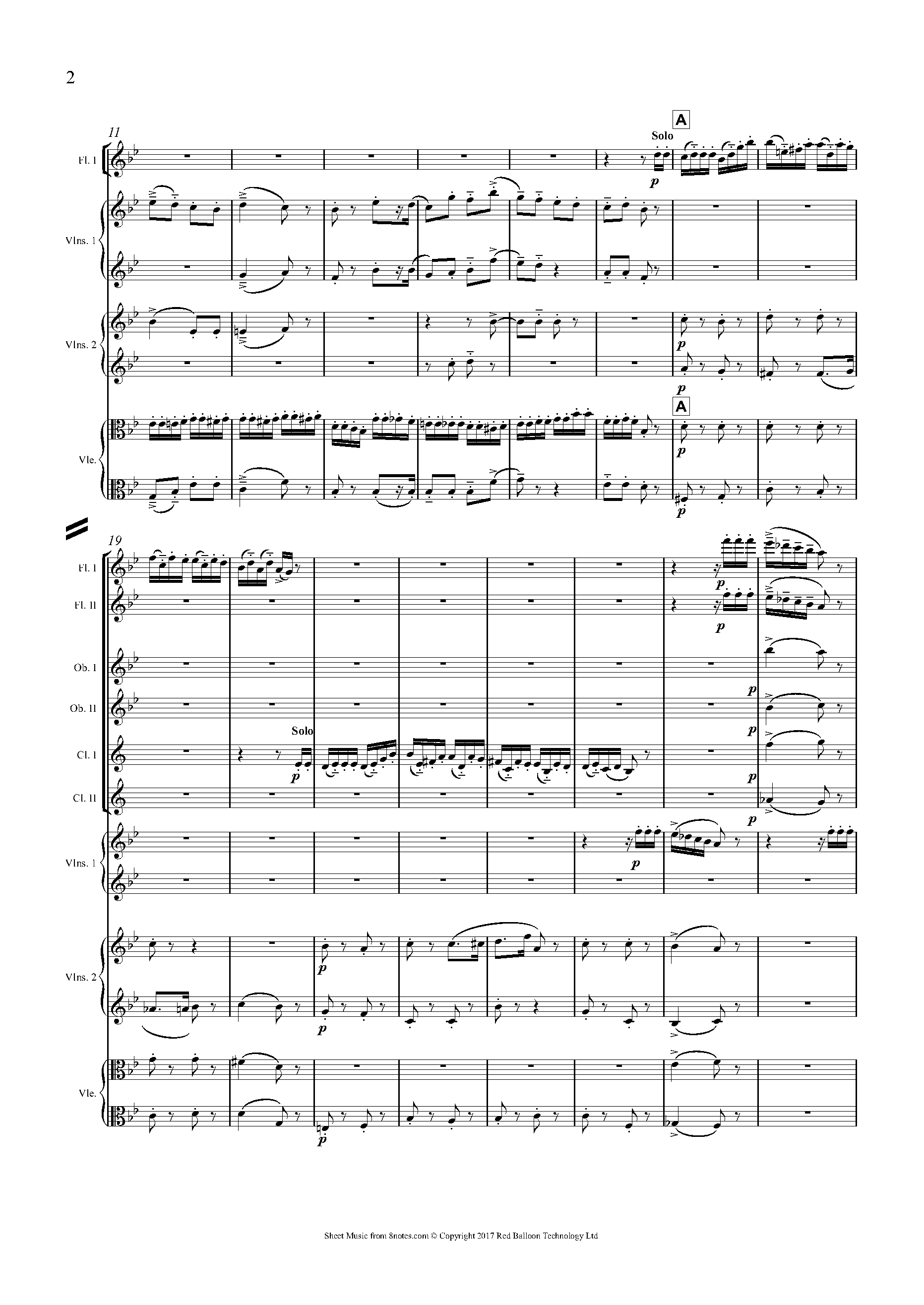 Tchaikovsky Nutcracker Suite, Op. 71a I.Overture Sheet music for
