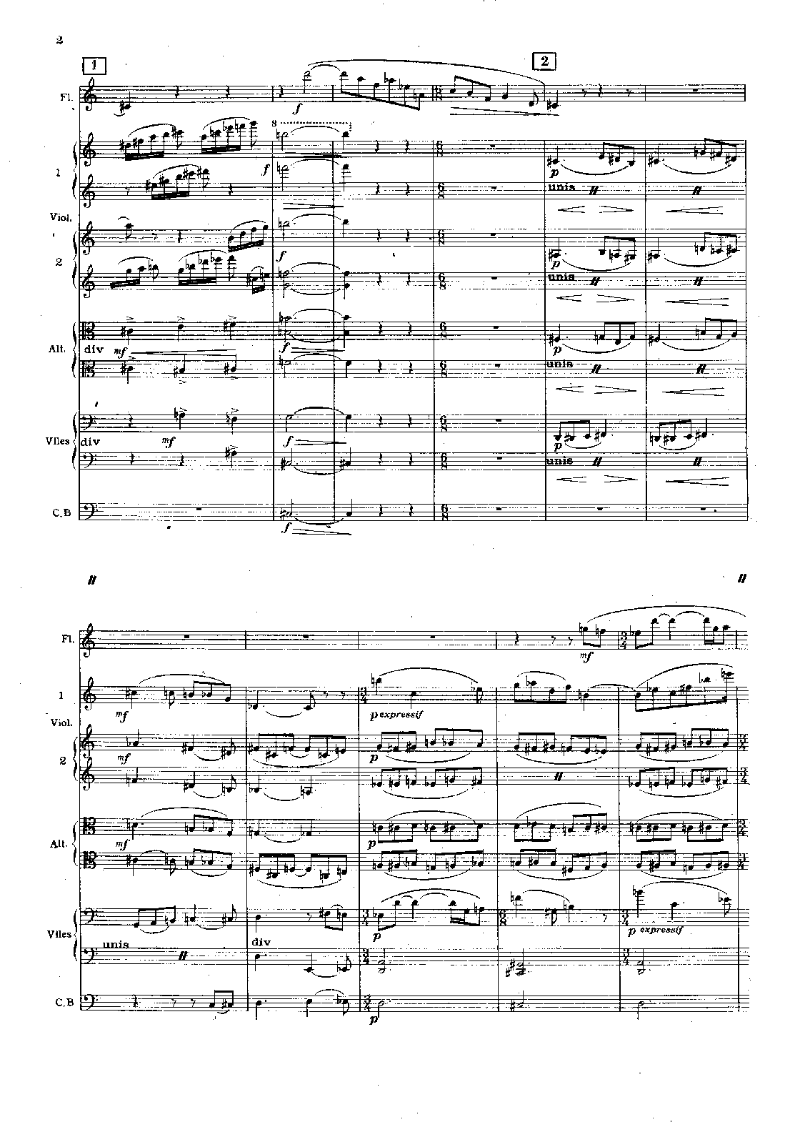 Le dit des jeux du monde, H.19 by Arthur Honegger Sheet Music arranged by 8notes.com for Orchestra - 1 of 94 pages