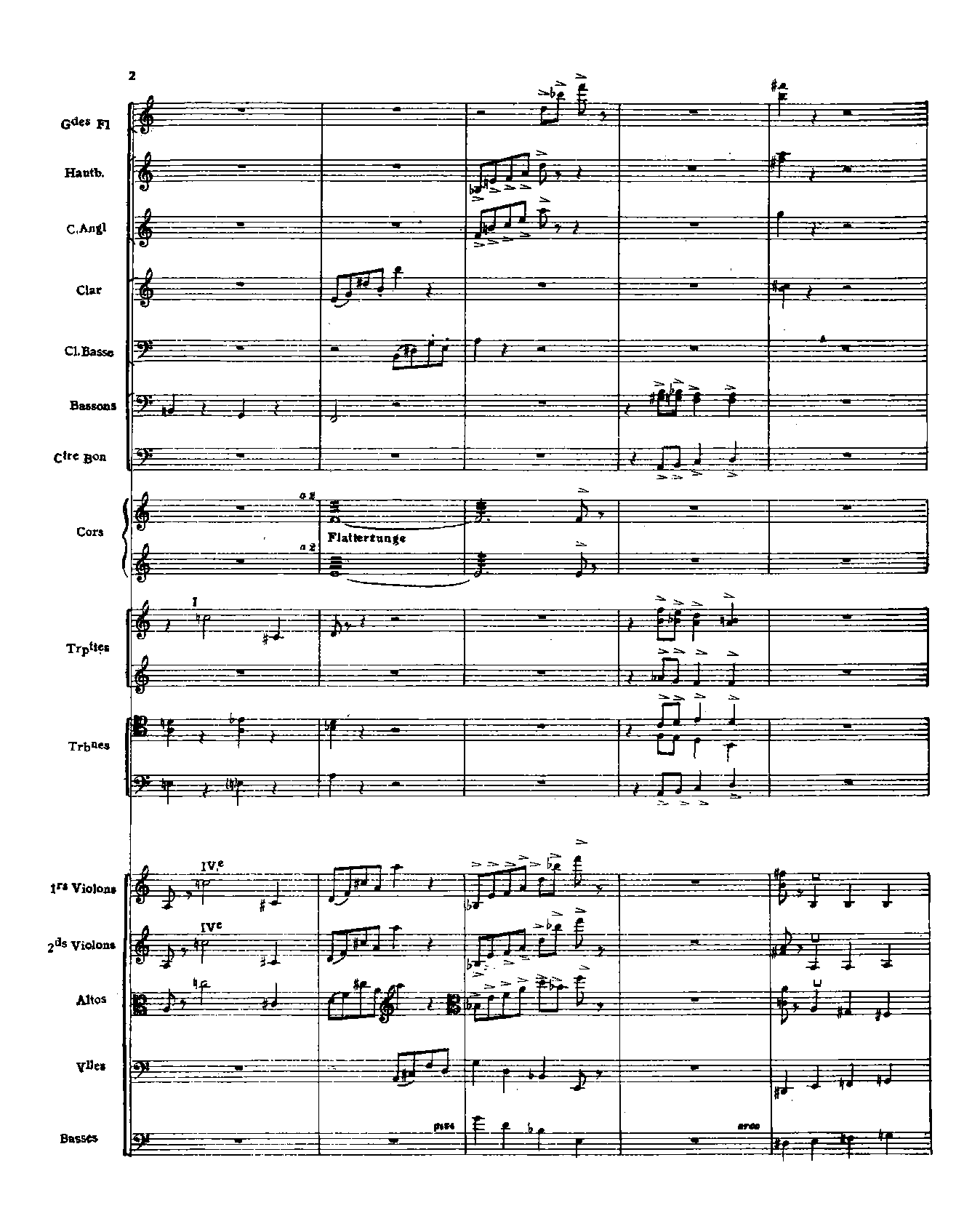 Symphony No.1, H.75 by Arthur Honegger Sheet Music arranged by 8notes.com for Orchestra - 1 of 112 pages