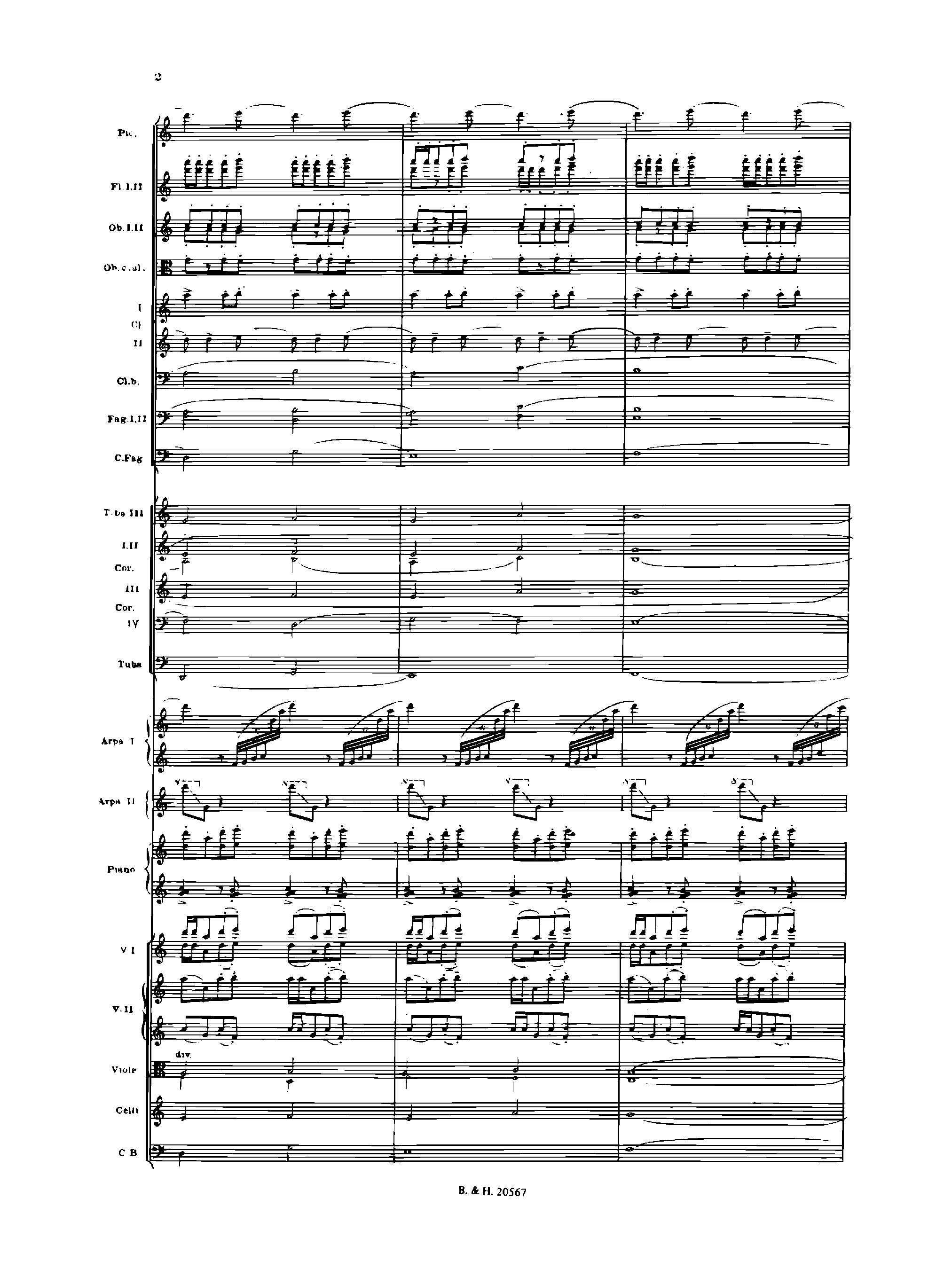 4 Portraits, Op.49 by Sergei Prokofiev Sheet Music arranged by 8notes.com for Orchestra - 1 of 156 pages