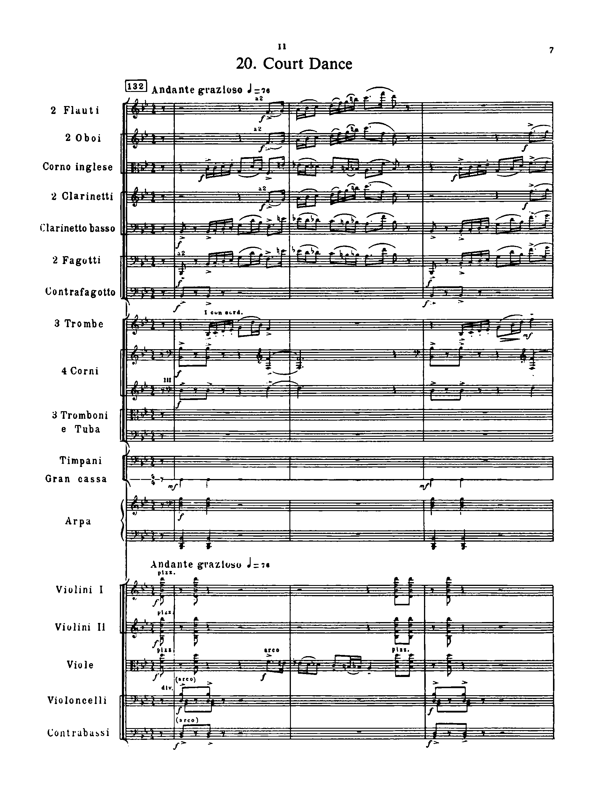 Cinderella Suite No.3, Op.109 by Sergei Prokofiev Sheet Music arranged by 8notes.com for Orchestra - 1 of 86 pages