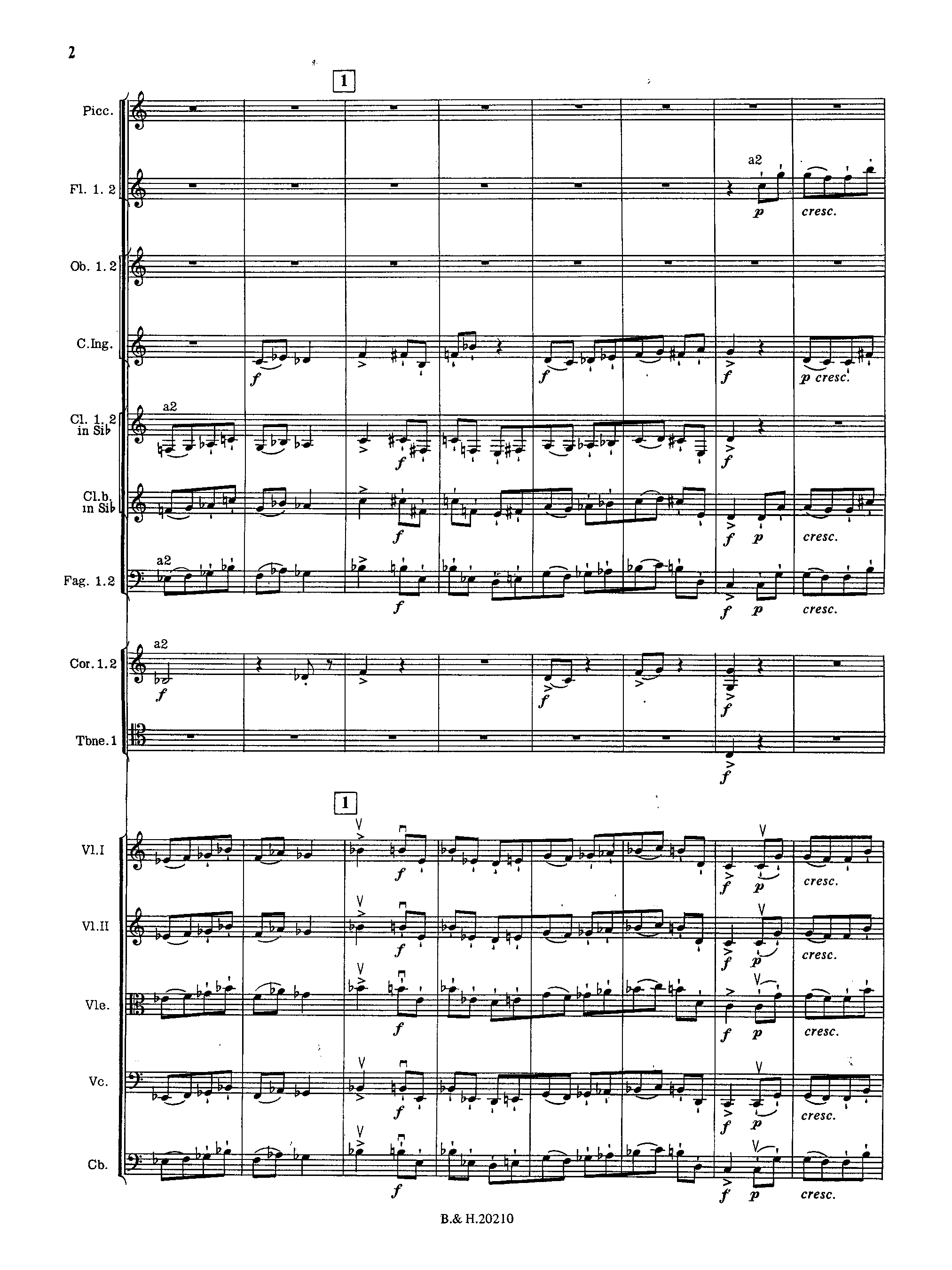 L'enfant prodigue, Op.46 by Sergei Prokofiev Sheet Music arranged by 8notes.com for Orchestra - 1 of 199 pages