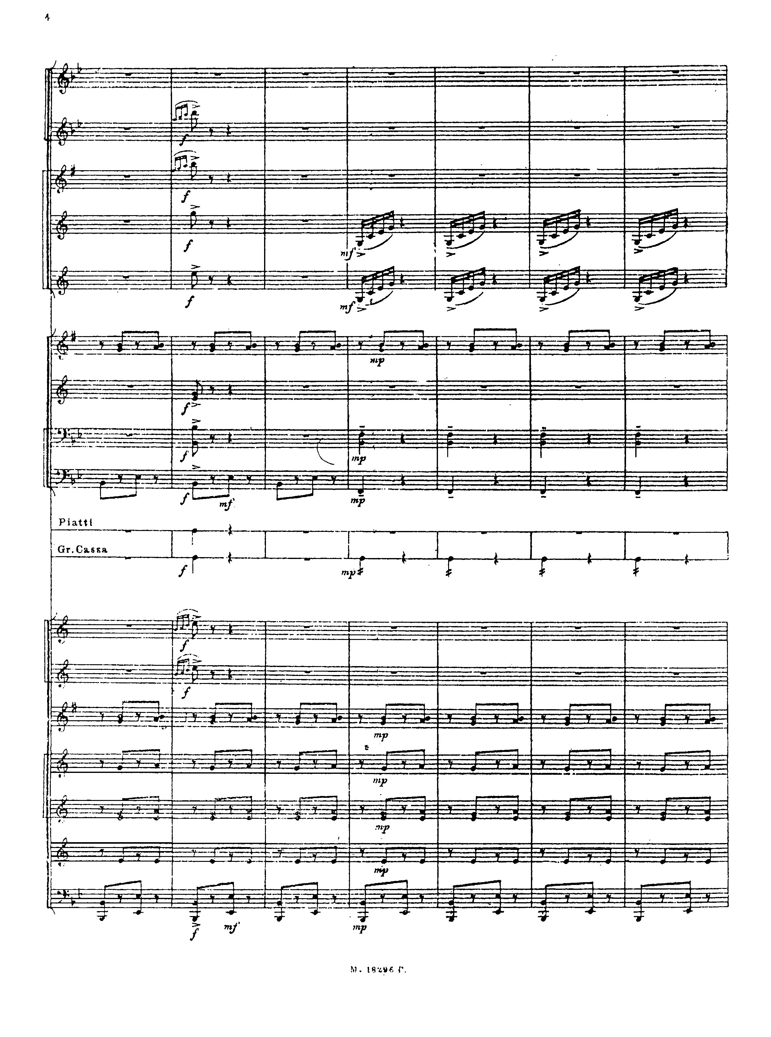 March, Op.99 by Sergei Prokofiev Sheet Music arranged by 8notes.com for Orchestra - 1 of 25 pages