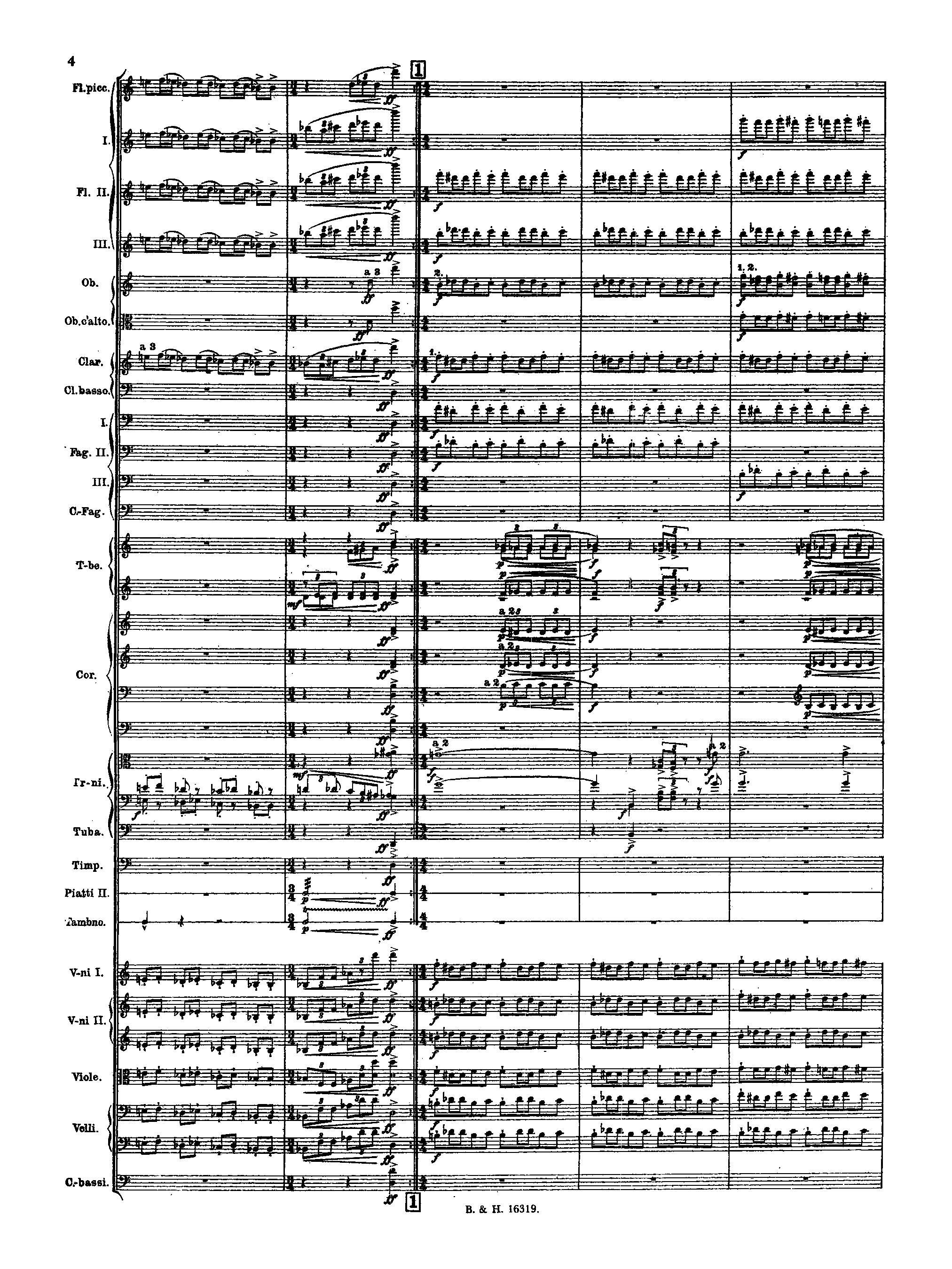 Scythian Suite, Op.20 by Sergei Prokofiev Sheet Music arranged by 8notes.com for Orchestra - 1 of 106 pages