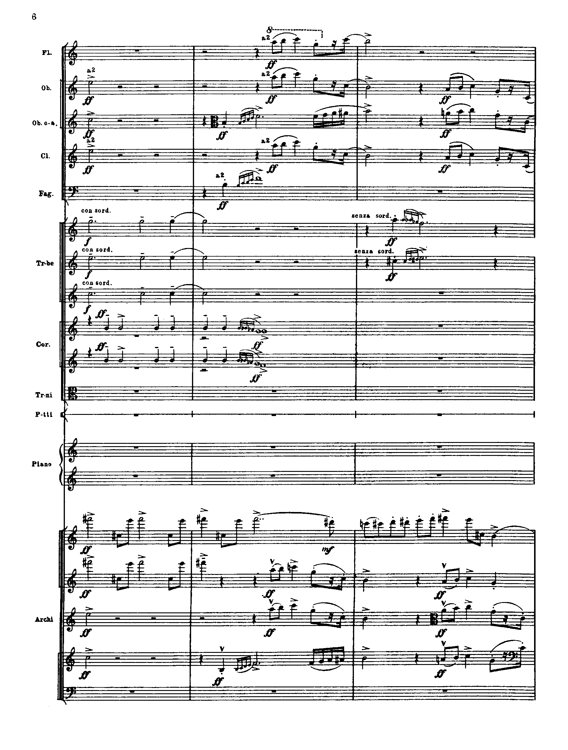 Symphony No.2, Op.40 by Sergei Prokofiev Sheet Music arranged by 8notes.com for Orchestra - 1 of 219 pages