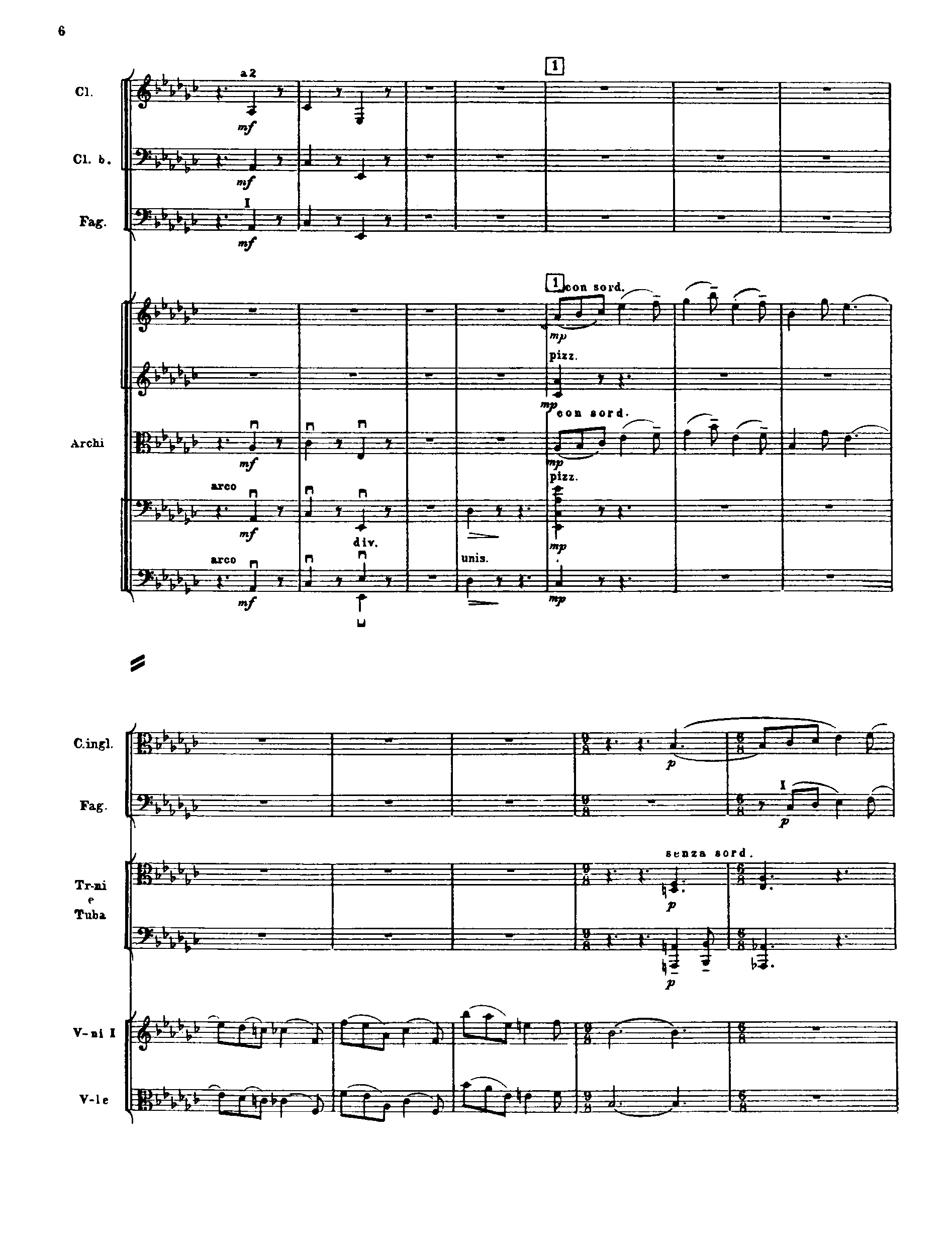 Symphony No.6, Op.111 by Sergei Prokofiev Sheet Music arranged by 8notes.com for Orchestra - 1 of 191 pages