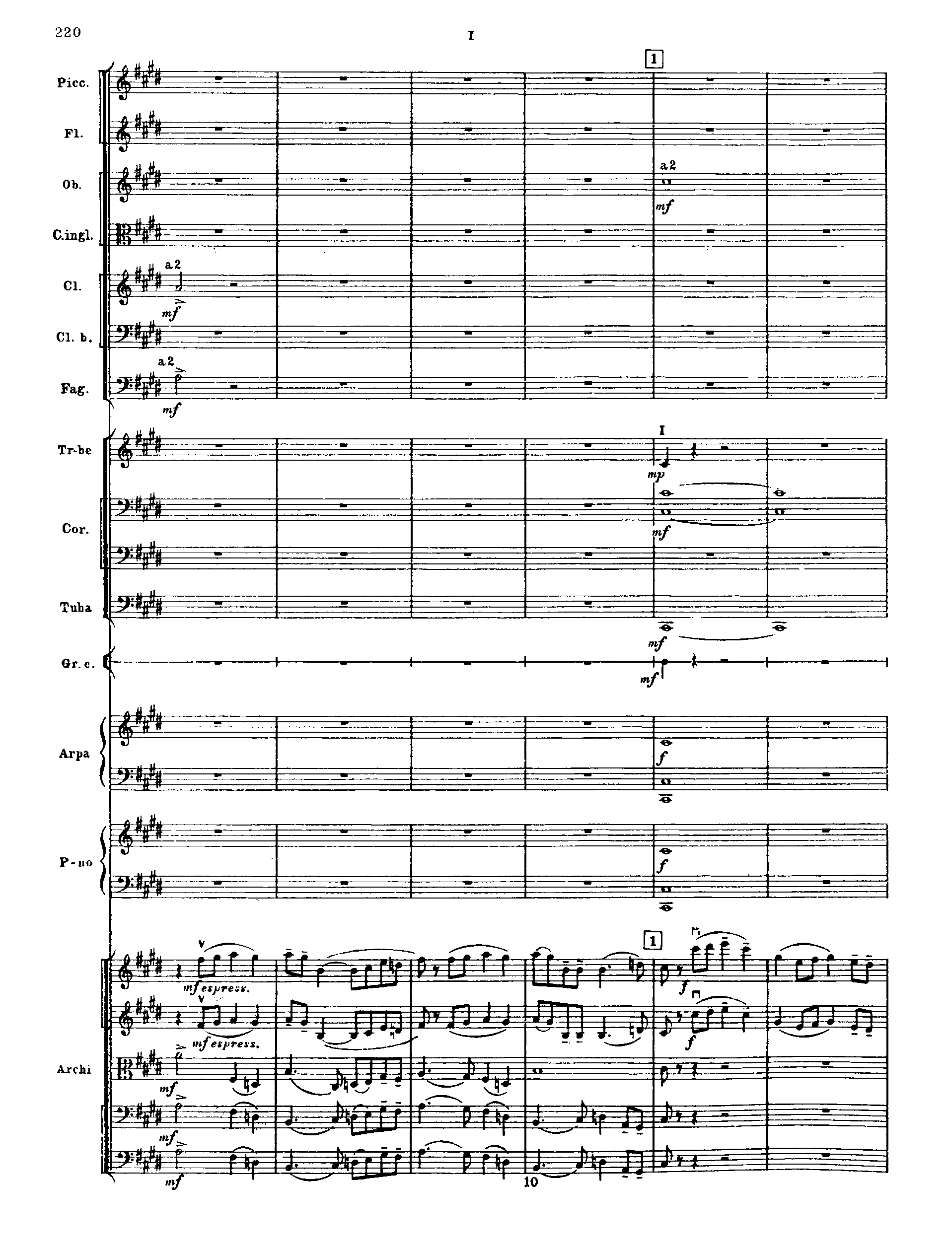 Symphony No.7, Op.131 by Sergei Prokofiev Sheet Music arranged by 8notes.com for Orchestra - 1 of 167 pages