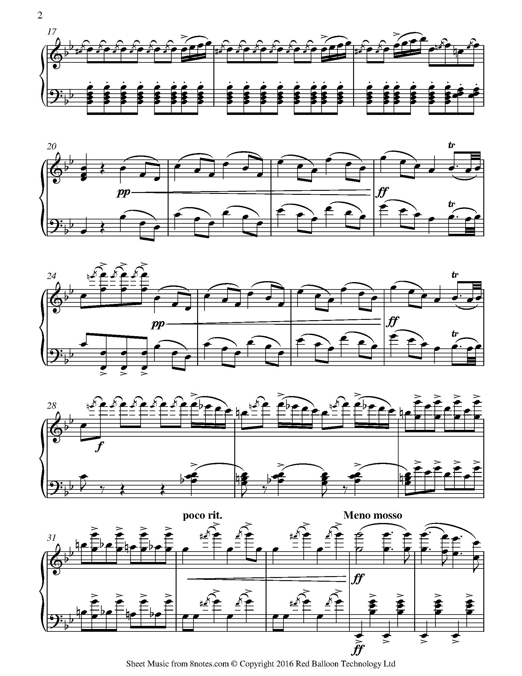 Verdi Anvil Chorus from Il trovatore Sheet music for Piano