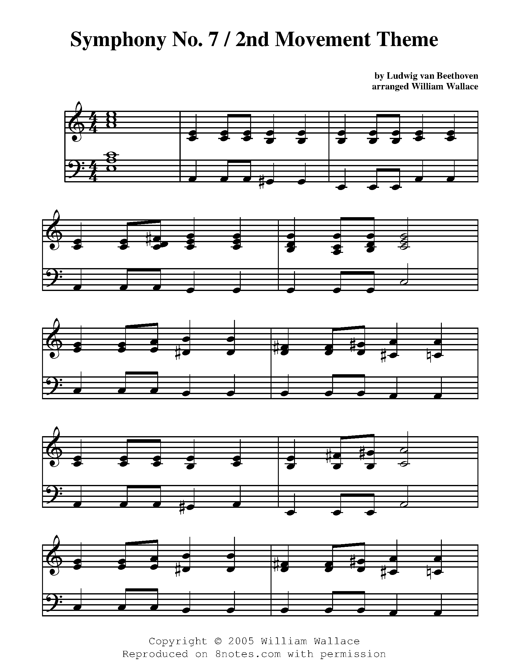 symphony no 7 2nd movement