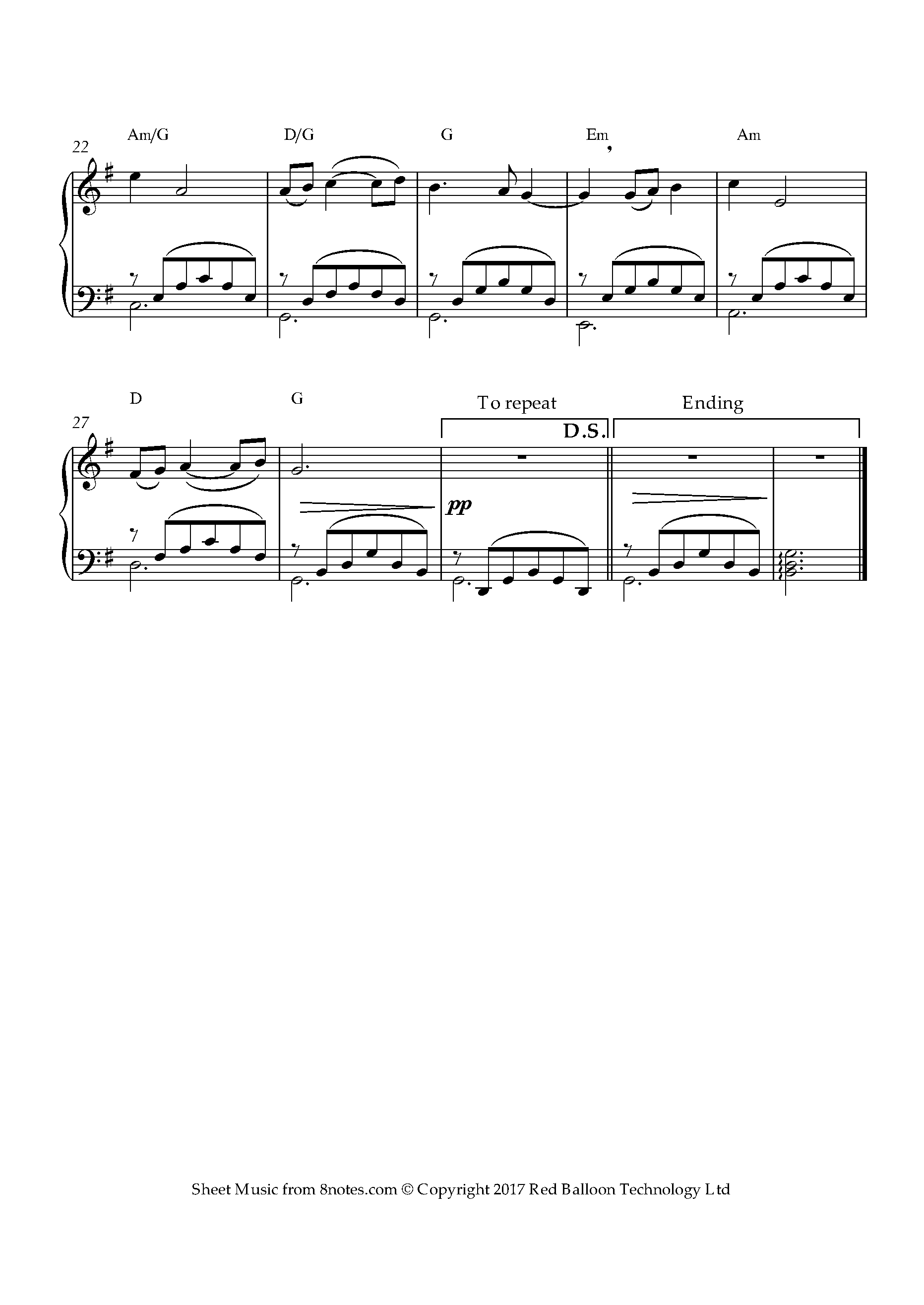 Carrickfergus Sheet music for Piano