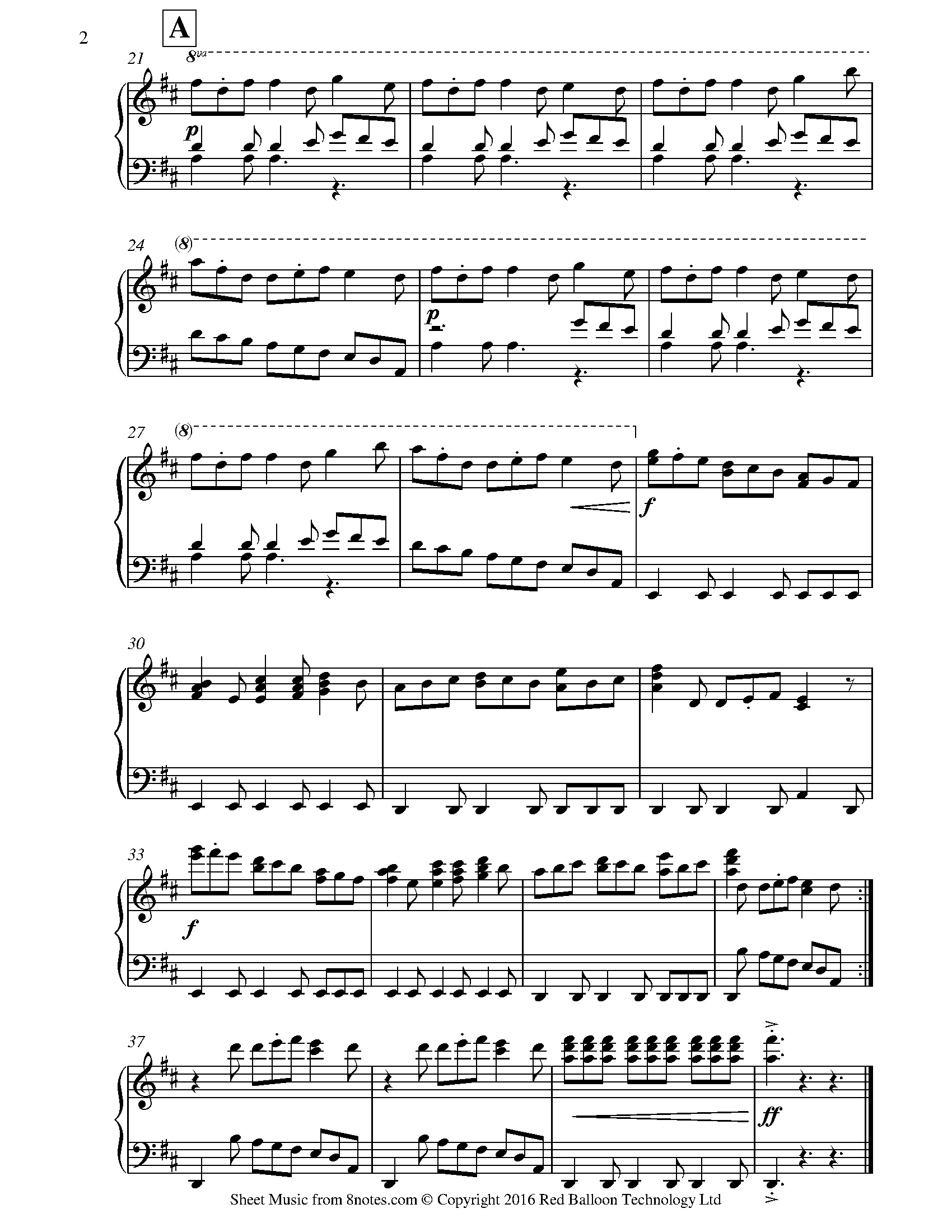 The Foxhunter's (Slip Jig) Sheet music for Piano