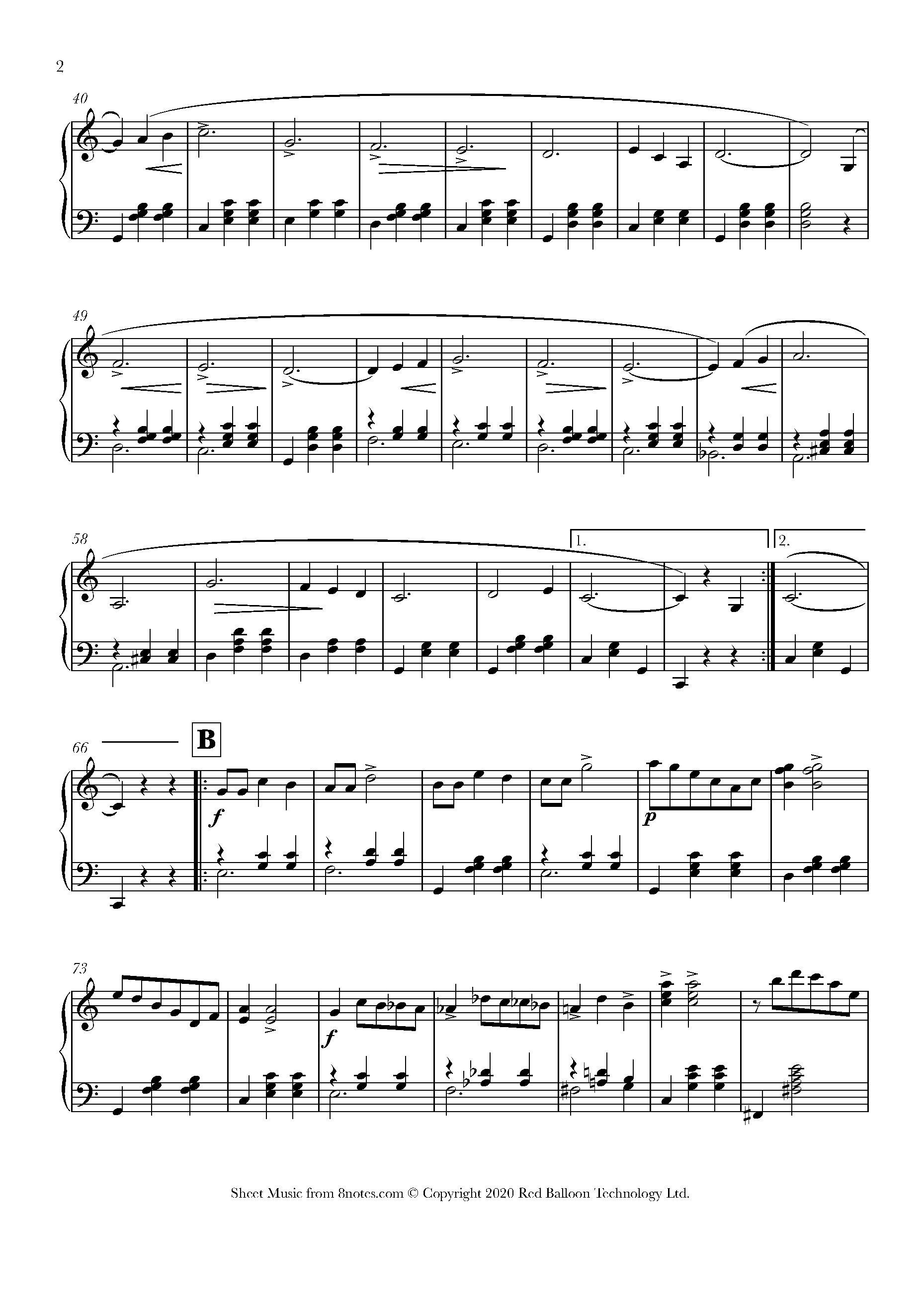 Lehár Gold and Silver (Gold und Silber) Waltz, Op.79 Sheet music for