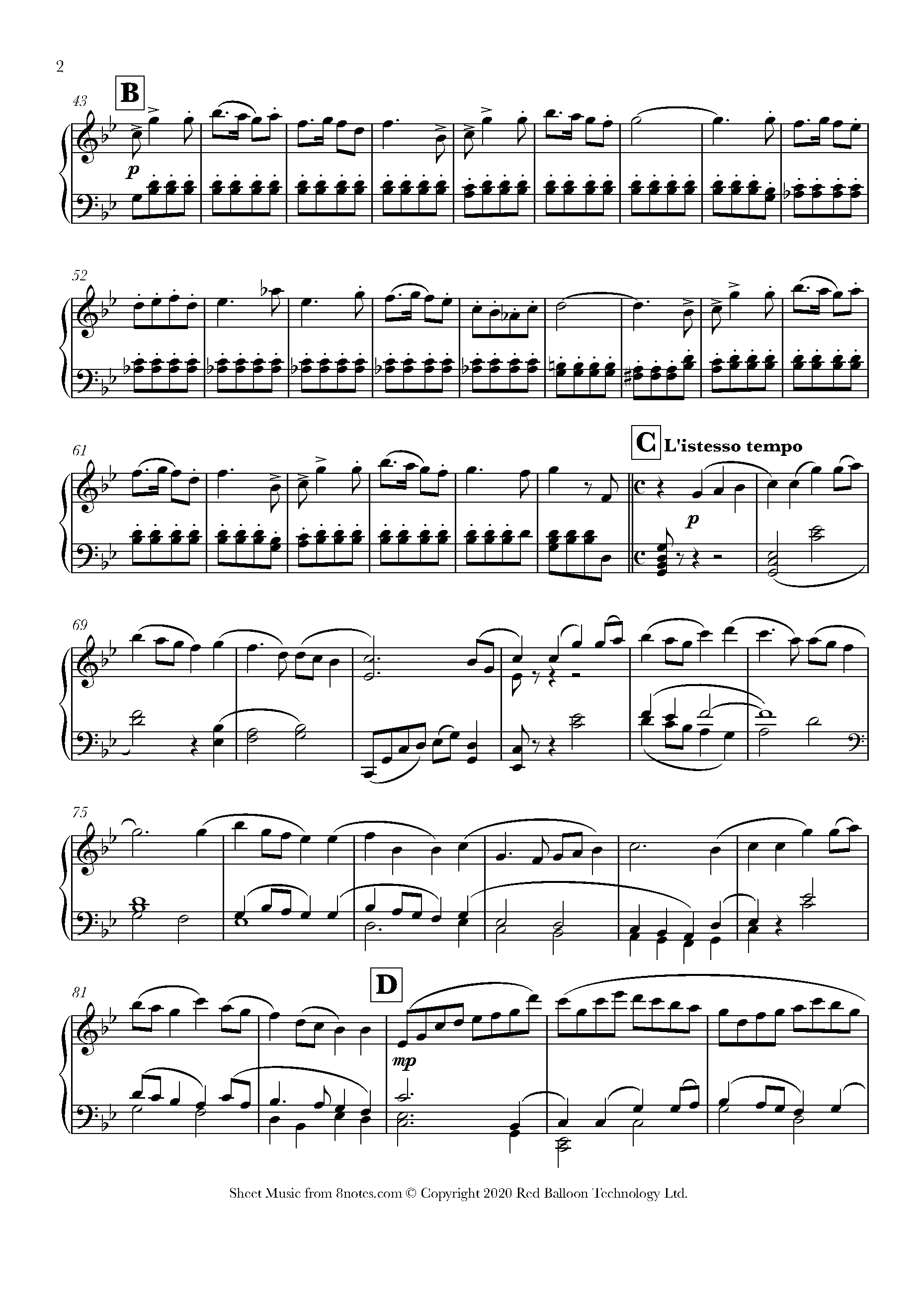 intermezzo holst eb suite major piano keyboard sheet 8notes op shortcuts