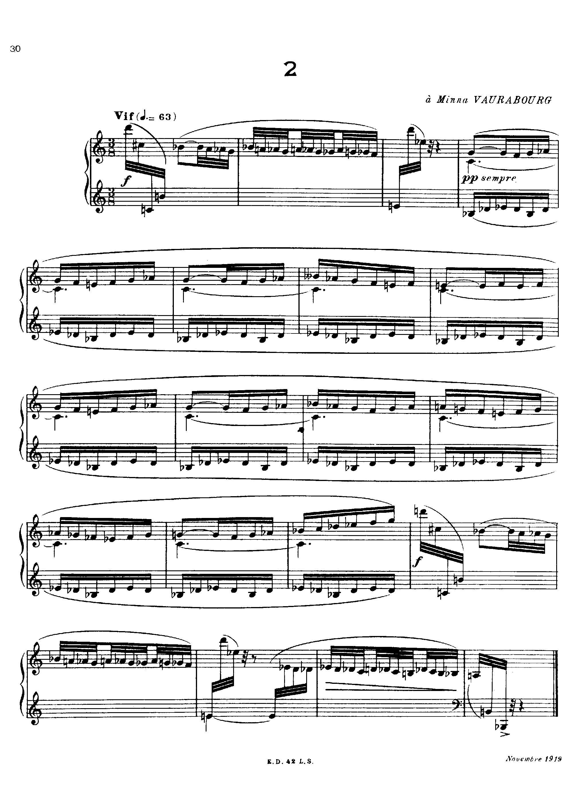 7 Pieces breves, H.25 by Arthur Honegger Sheet Music arranged by 8notes.com for Piano - 1 of 8 pages