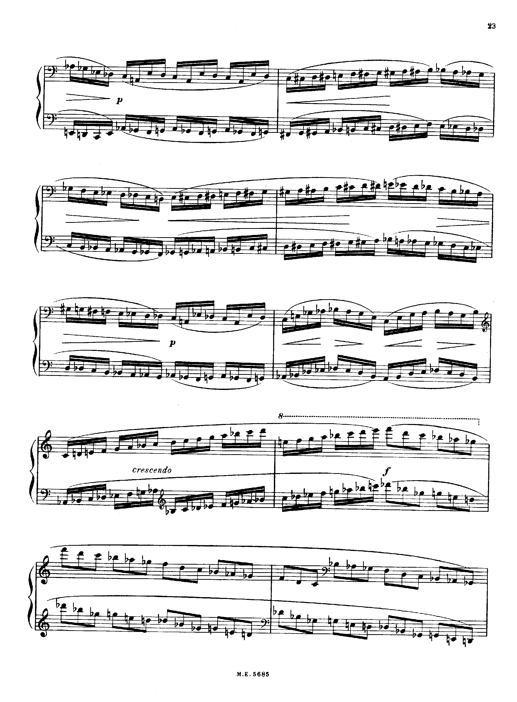 Scenic Railway, H.115 by Arthur Honegger Sheet Music arranged by 8notes.com for Piano - 1 of 3 pages