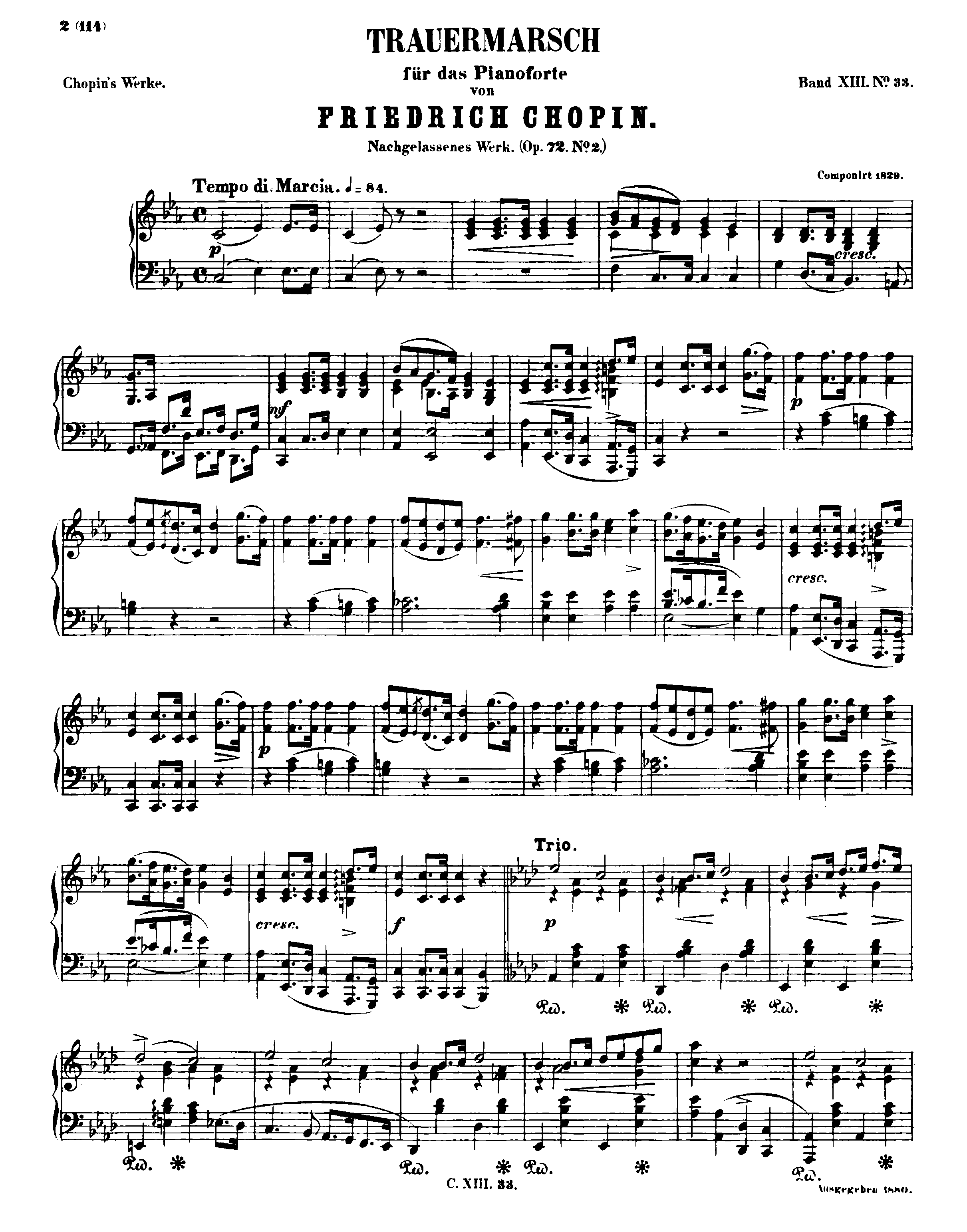 Frédéric Chopin: Polonaise in F-sharp minor, Op.44 Sheet music for