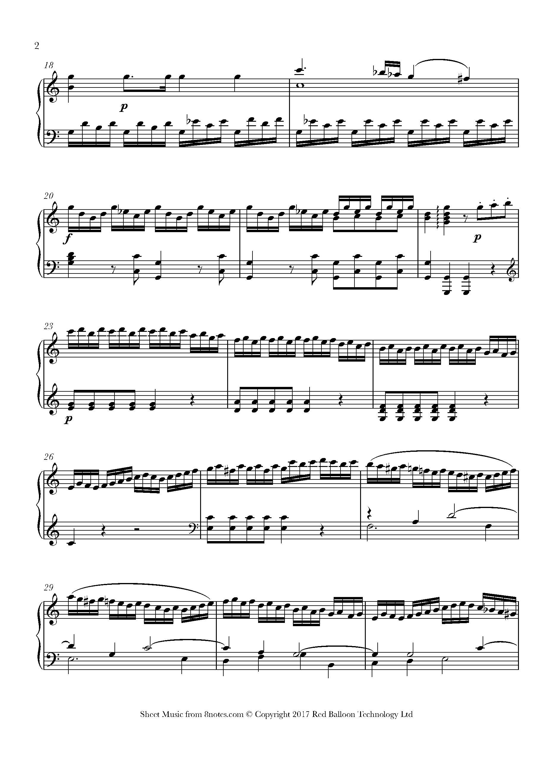 Mozart Piano Sonata in A Minor K.310 Sheet music for Piano