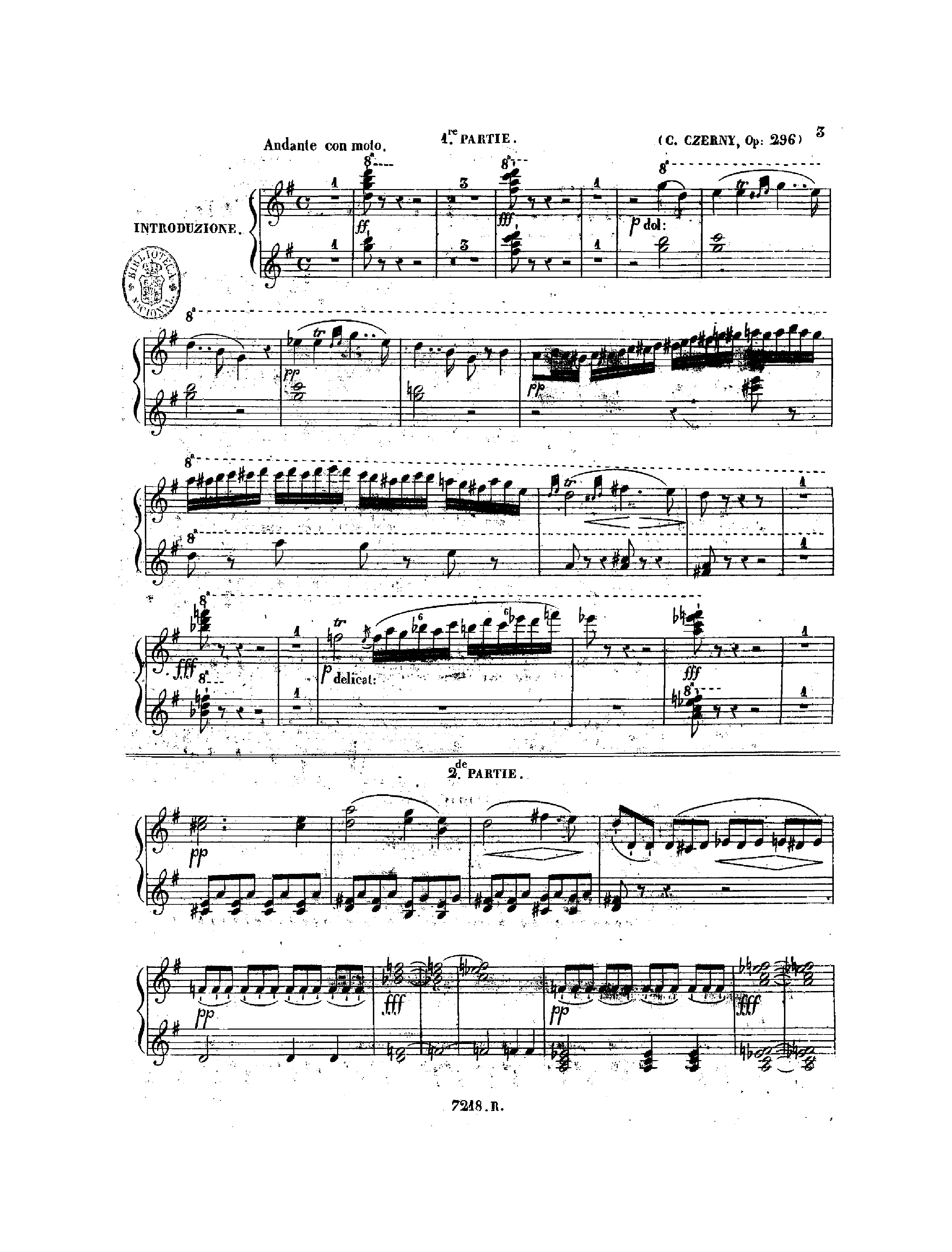 Czerny, Karl - Polonaise brillante, Op.296 Sheet music for Piano ...