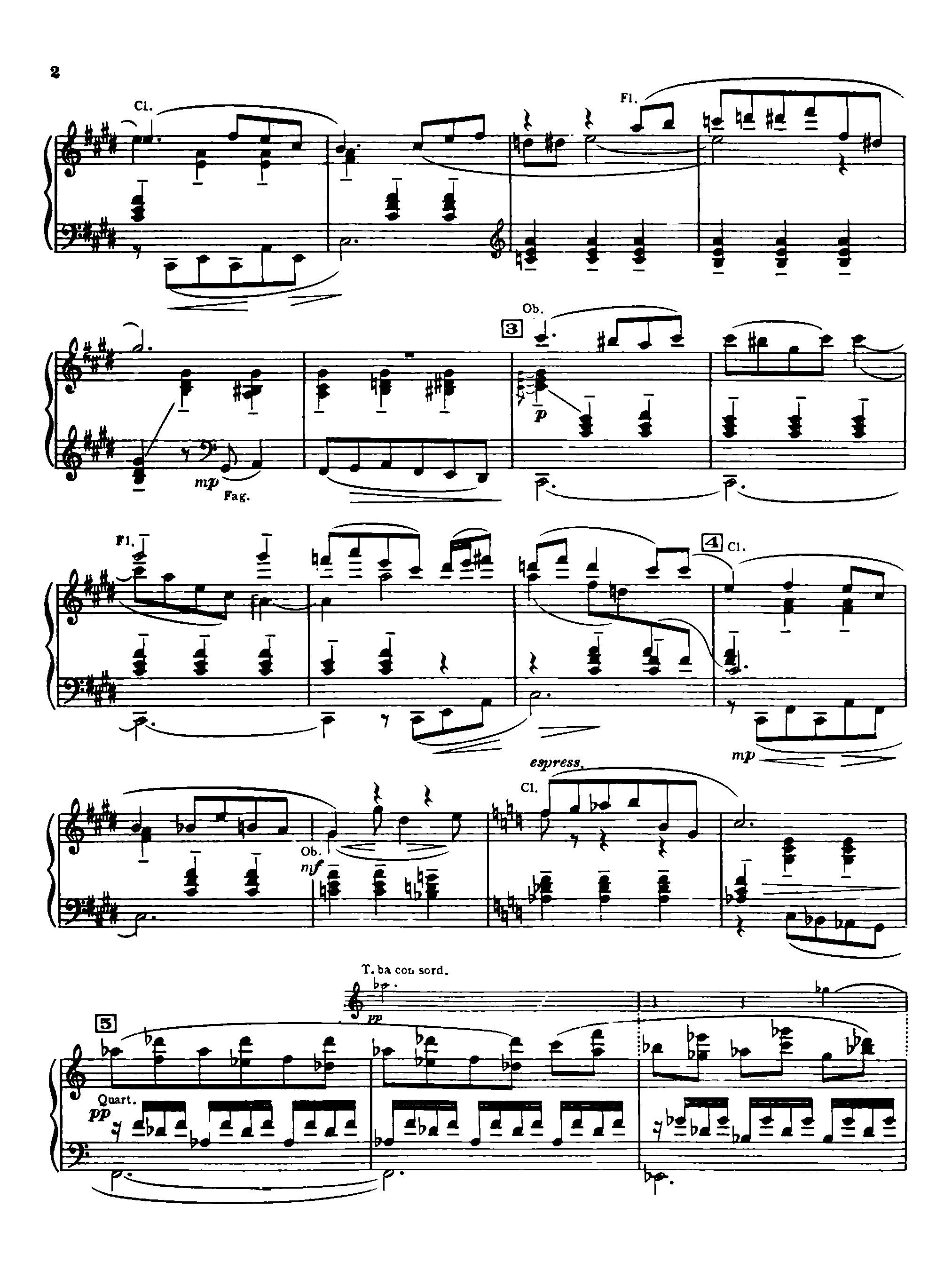 Sur le Borysthene, Op.51 by Sergei Prokofiev Sheet Music arranged by 8notes.com for Piano - 1 of 50 pages