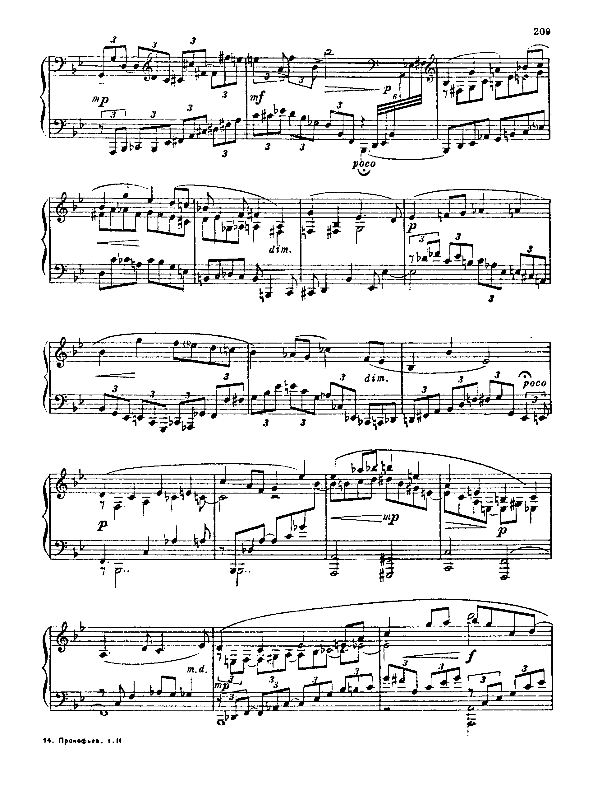 Piano Sonata No.8, Op.84 by Sergei Prokofiev Sheet Music arranged by 8notes.com for Piano - 1 of 47 pages