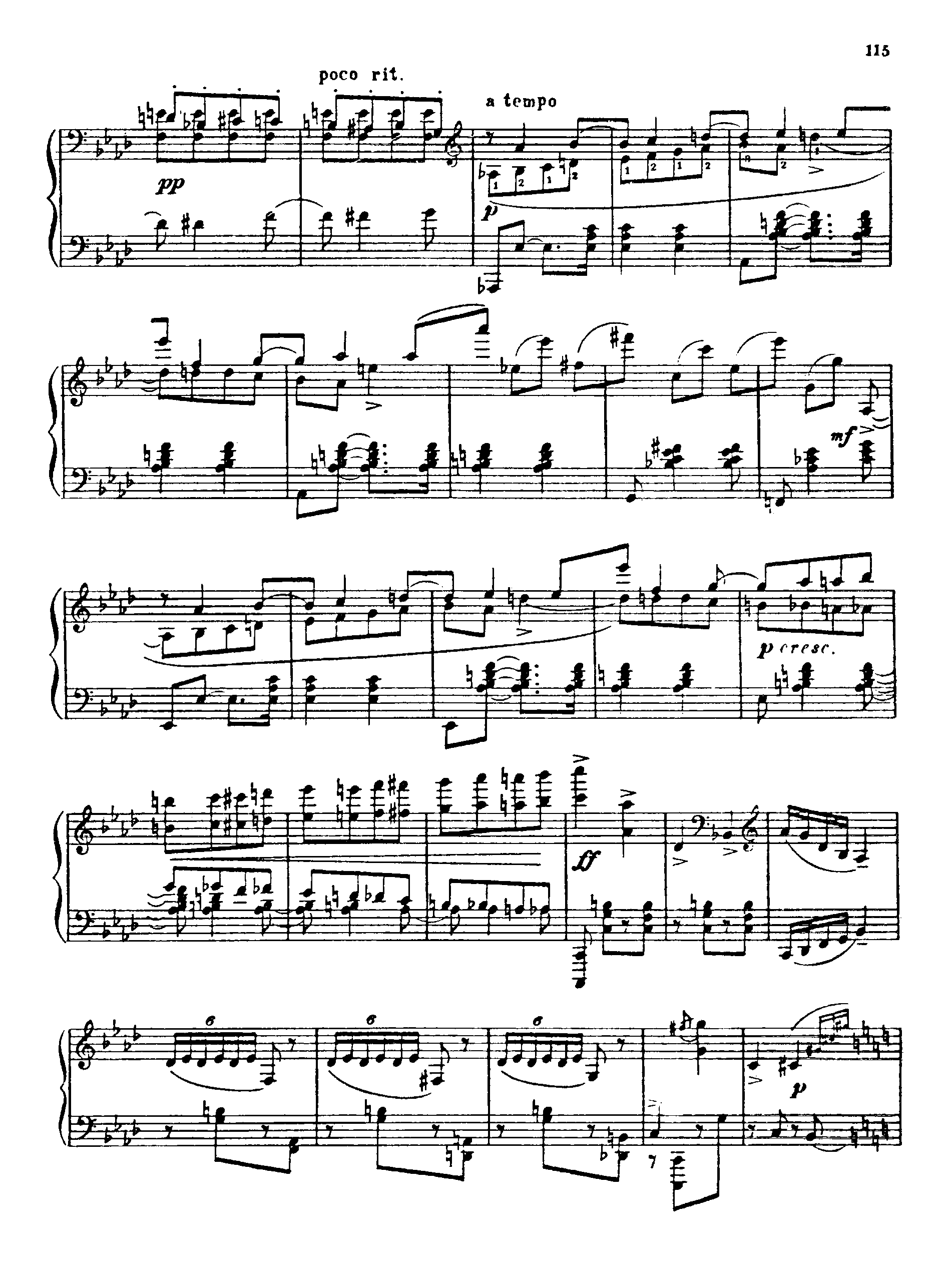 Sarcasms, Op.17 by Sergei Prokofiev Sheet Music arranged by 8notes.com for Piano - 1 of 19 pages