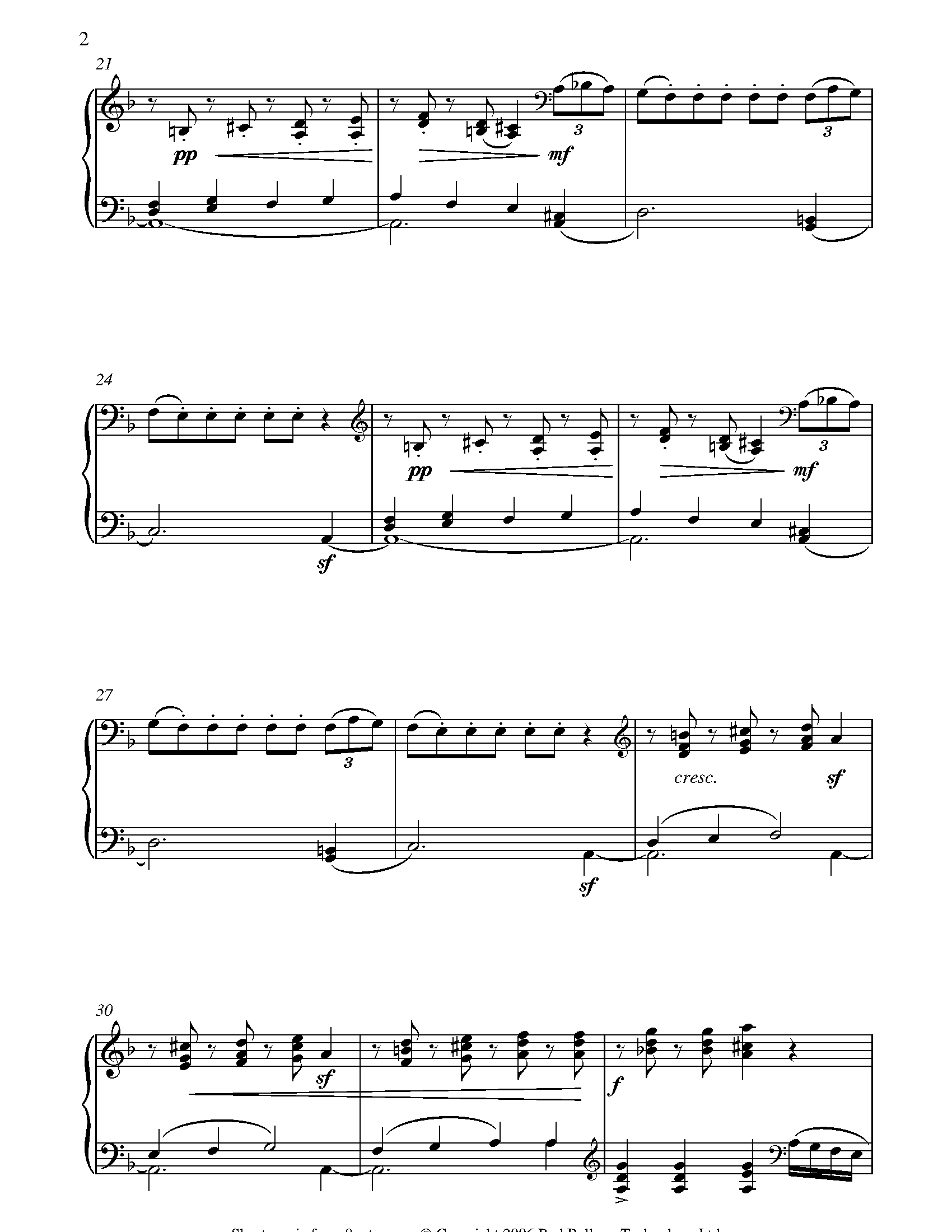 Tchaikovsky Dance of the Sugar Plum Fairy from the Nutcracker Sheet