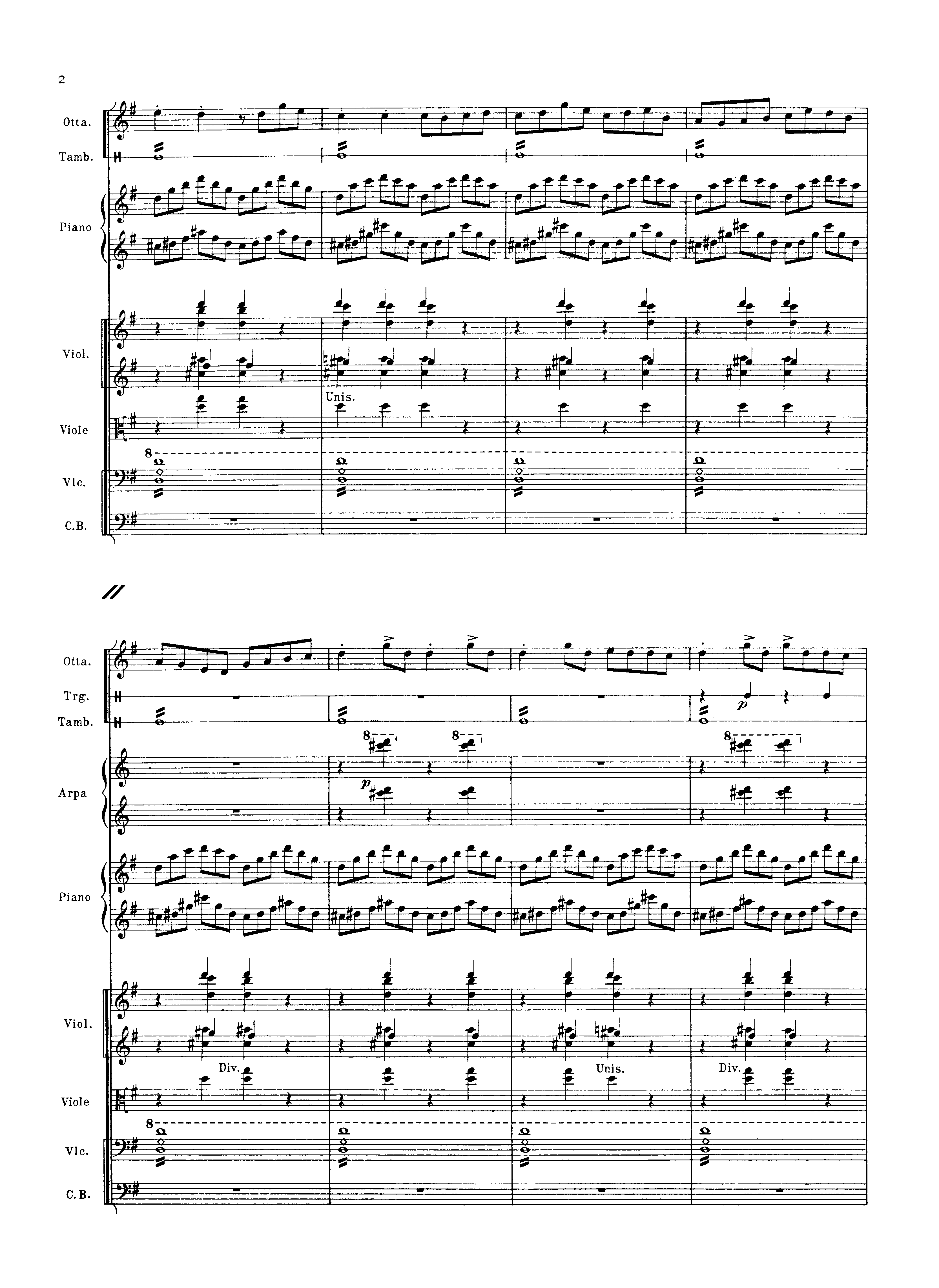 Piano Concerto in G major, M.83 by Maurice Ravel Sheet Music arranged by 8notes.com for Piano and Ensemble - 1 of 99 pages