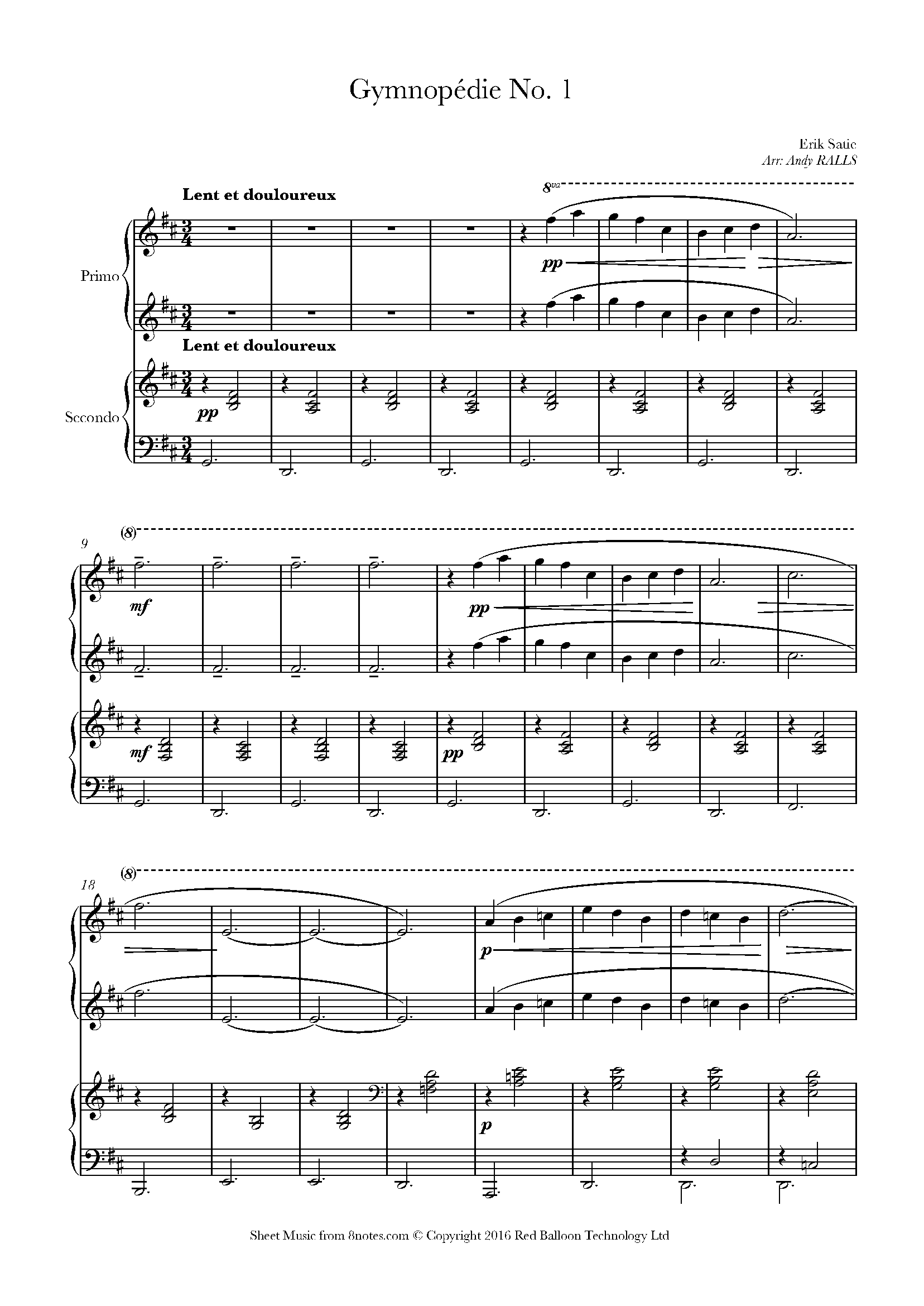 satie-gymnopedies-no-1-sheet-music-for-piano-duet-8notes