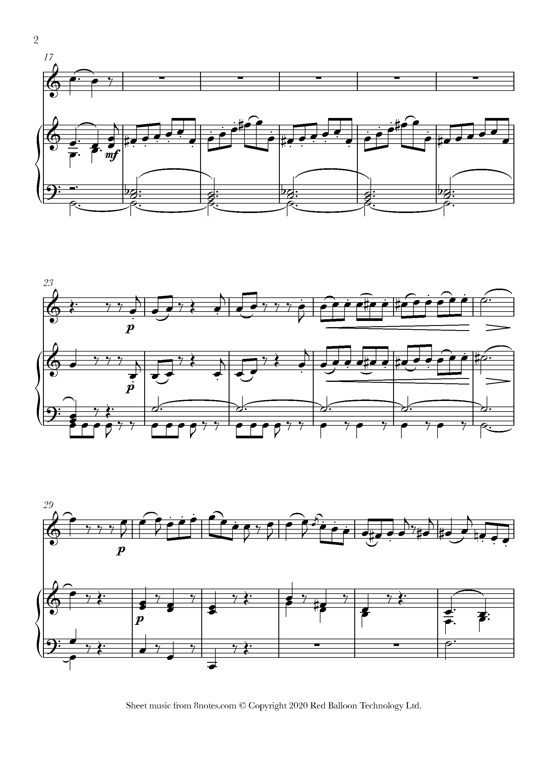 Haydn String Quartet Op. 33. No 2 The Joke 4th mvt Sheet music for