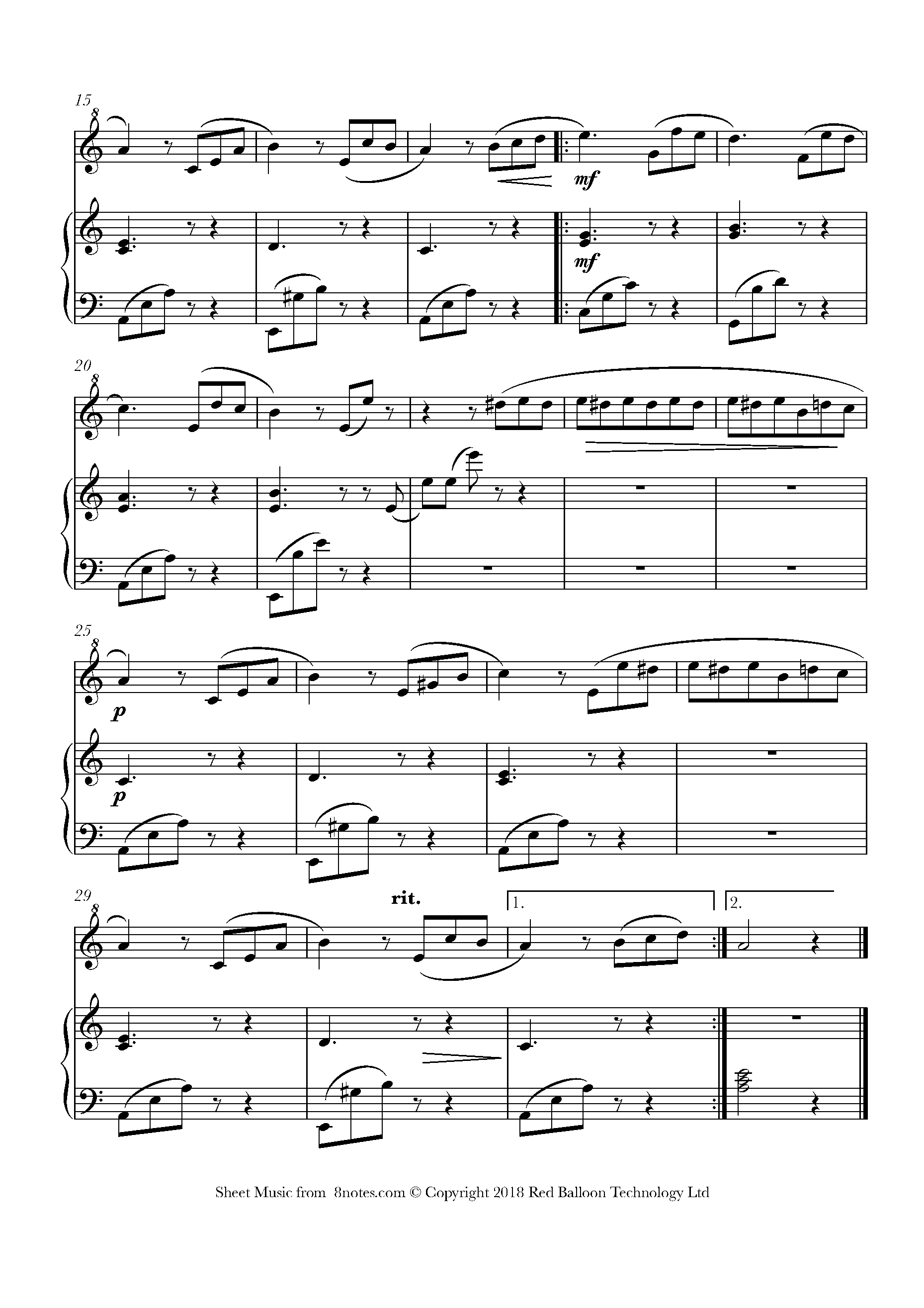 Beethoven Fur Elise Sheet music for Recorder