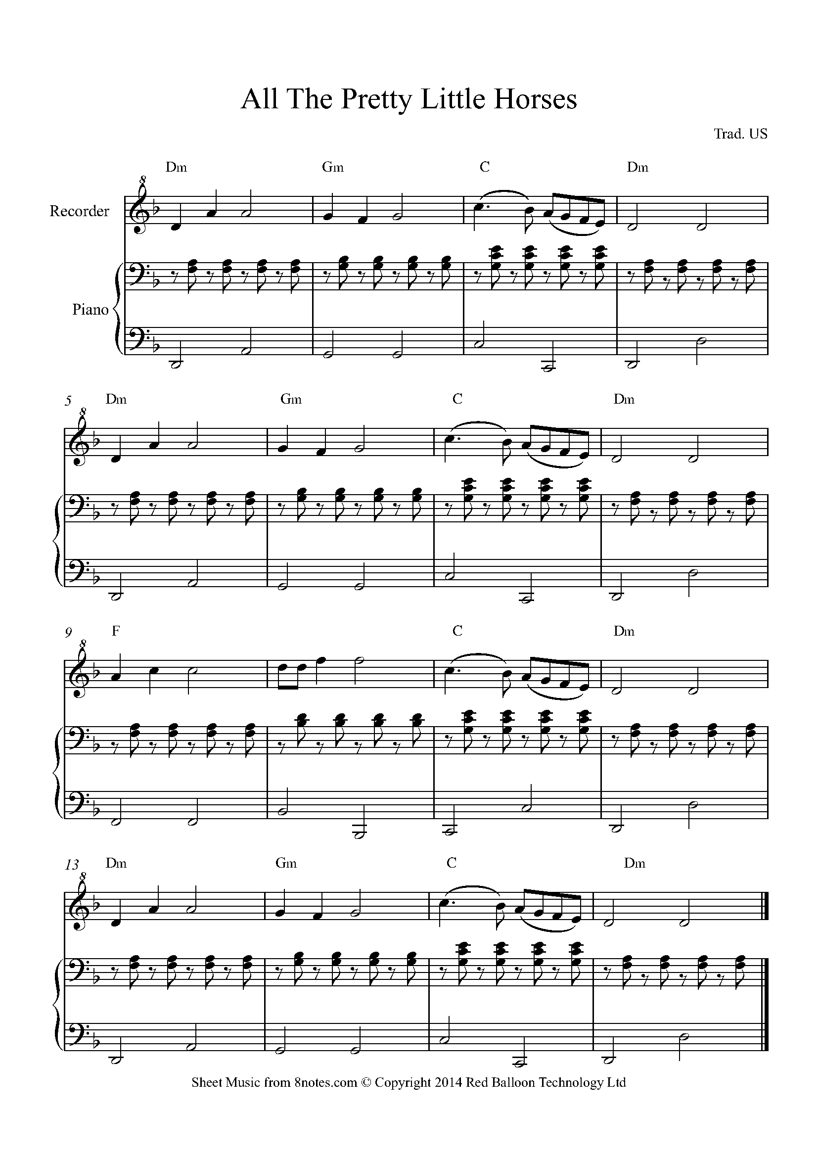 Free Recorder Sheet Music, Lessons & Resources - 8notes.com