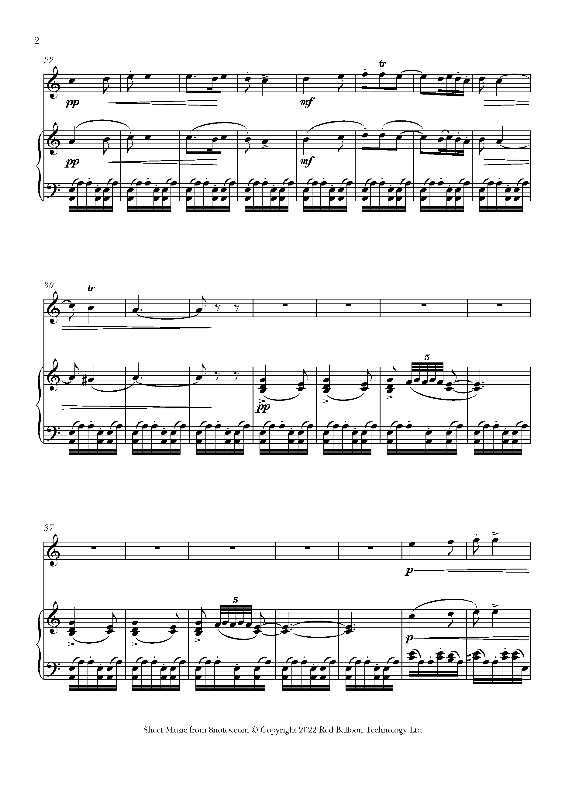 Tchaikovsky Arabian Dance from the Nutcracker Sheet music for