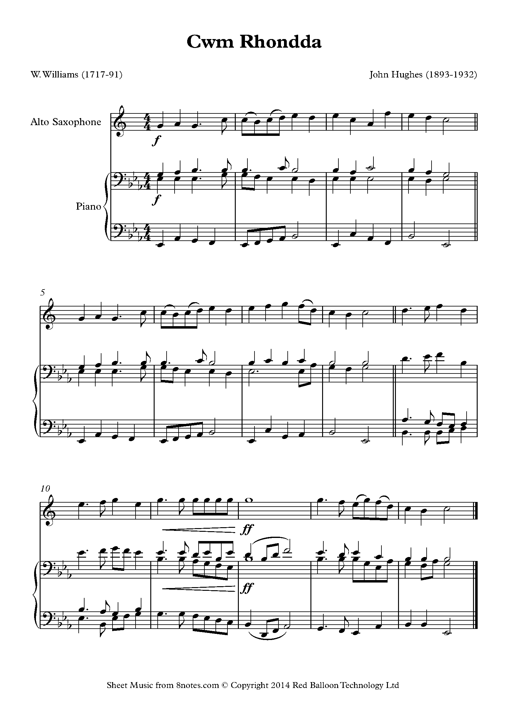 free sheet music for alto sax