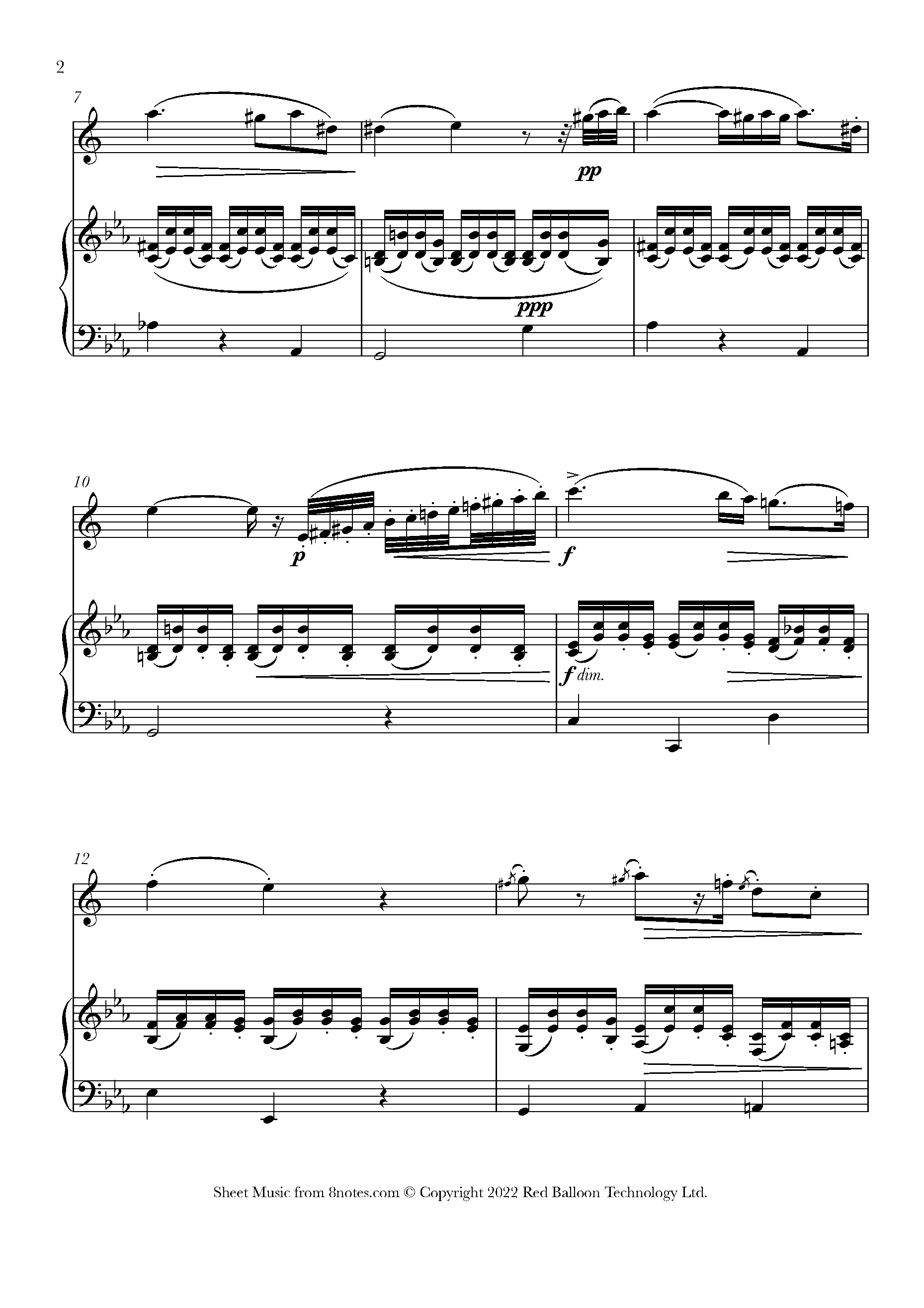 Gluck - Melodie from from Orphee et Eurydice Sheet music for Saxophone ...