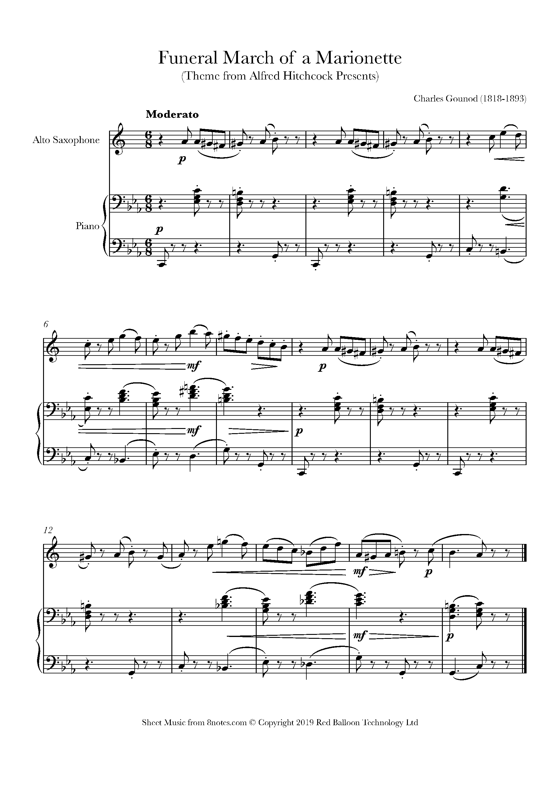 Charles Gounod Funeral March of a (Theme from Alfred