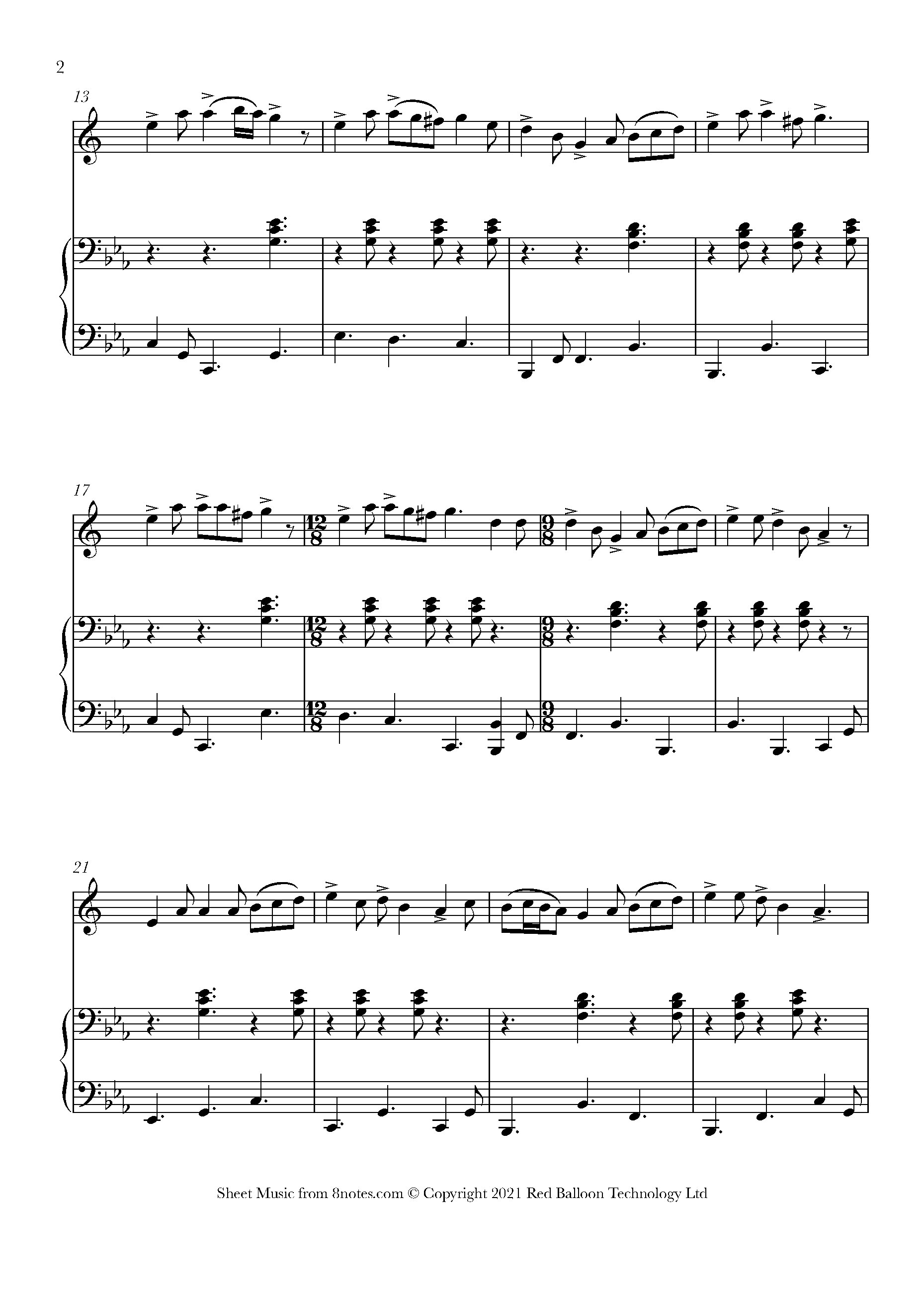 The Rocky Road to Dublin Sheet music for Saxophone