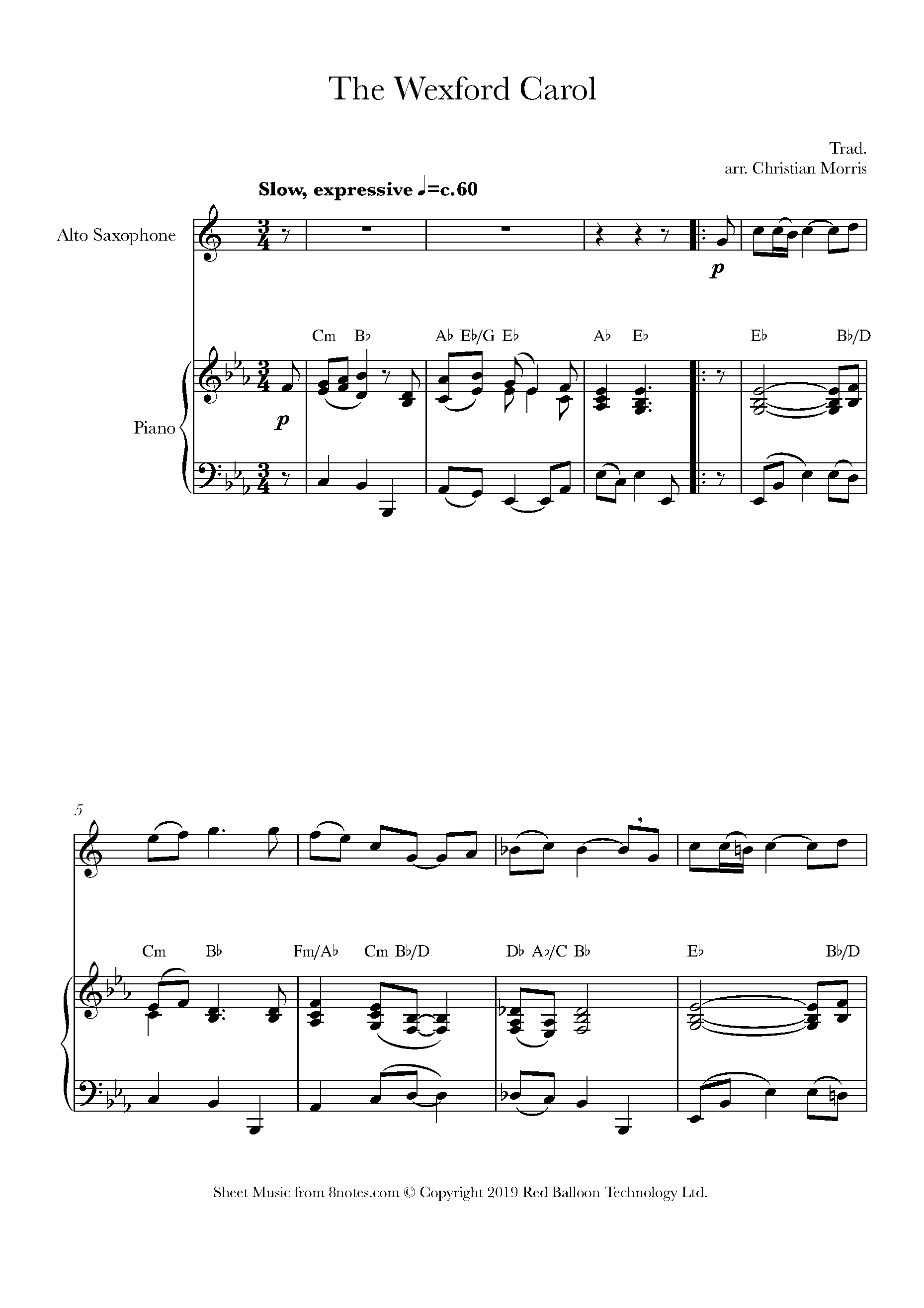 Wexford Carol Sheet Music