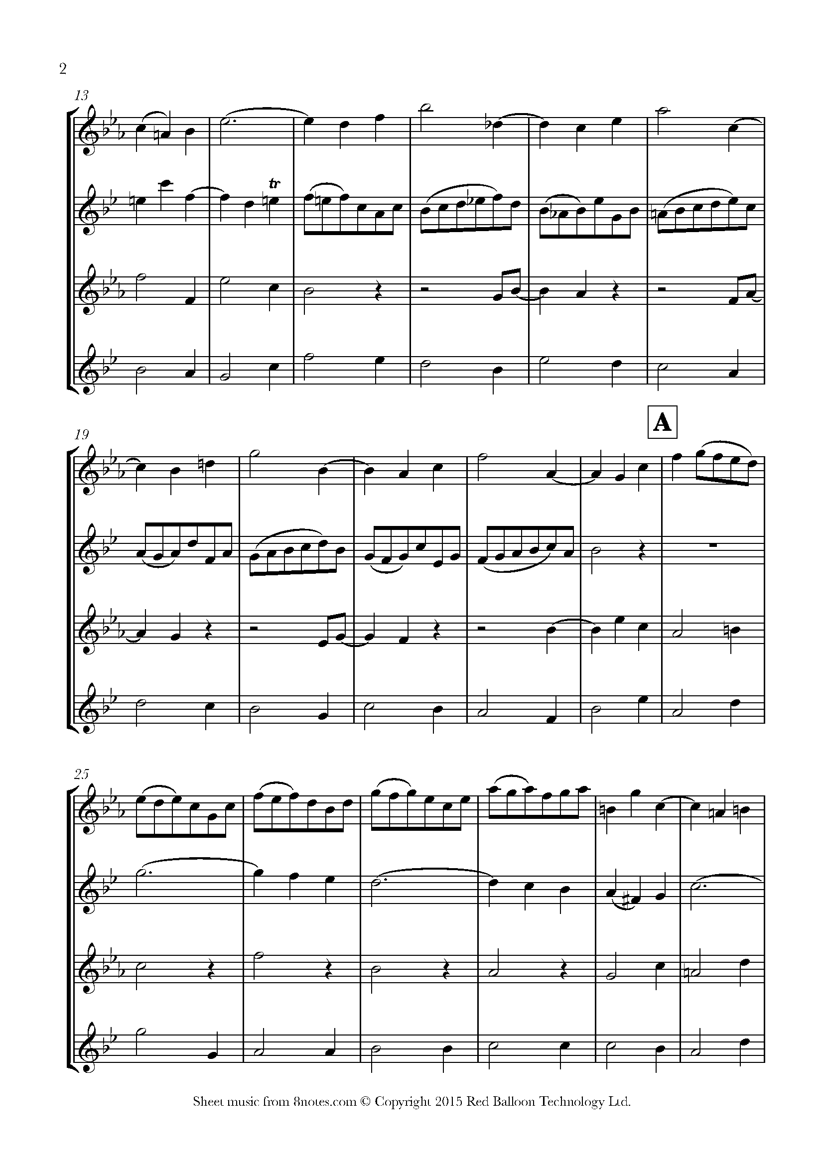 Bach Concerto for Two Violins BWV 1043 (Slow Movement Main Theme