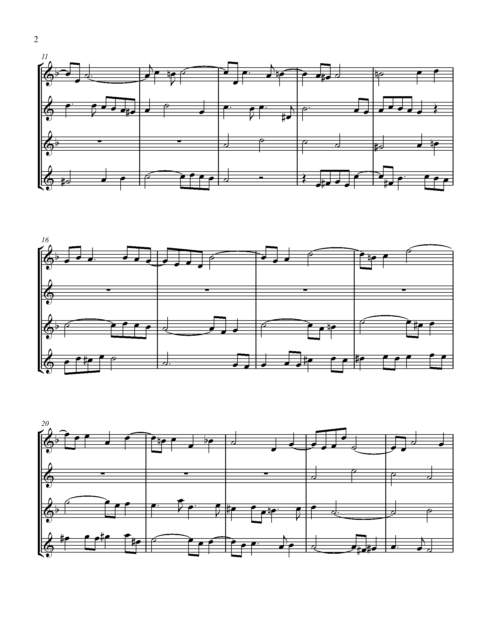 Bach Contrapunctus 1 from Art of Fugue Sheet music for Saxophone