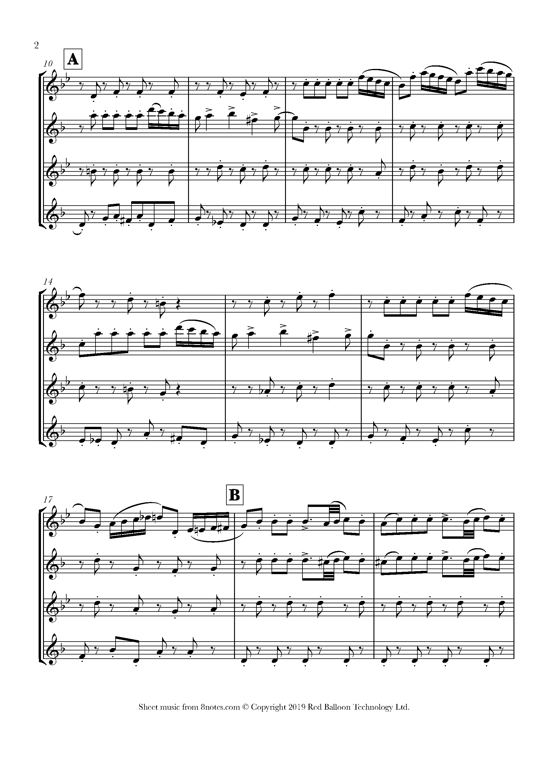 Tchaikovsky Dance of the Little Swans from Swan Lake Op. 20 Sheet