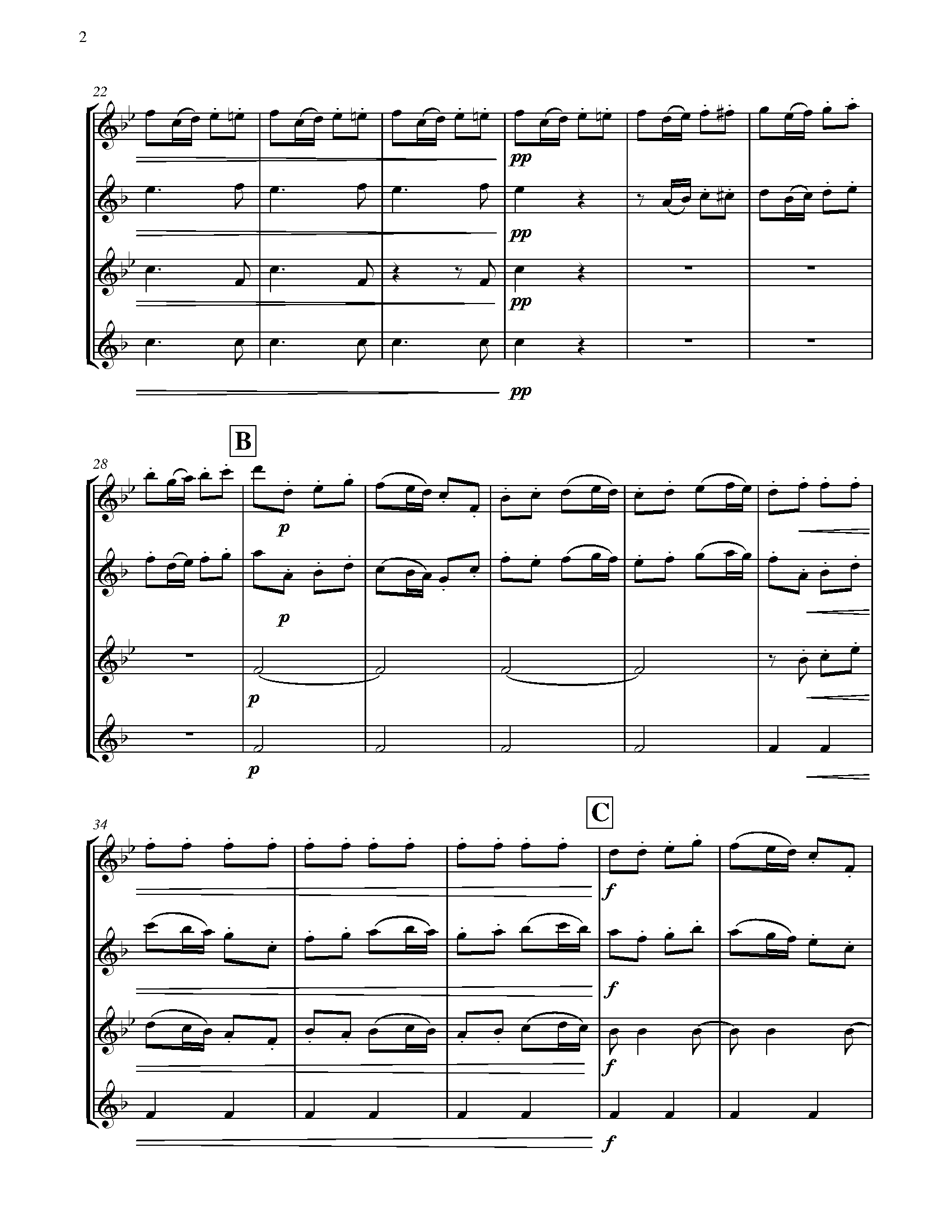Beethoven Theme from Symphony no.6 Pastoral Sheet music for Saxophone