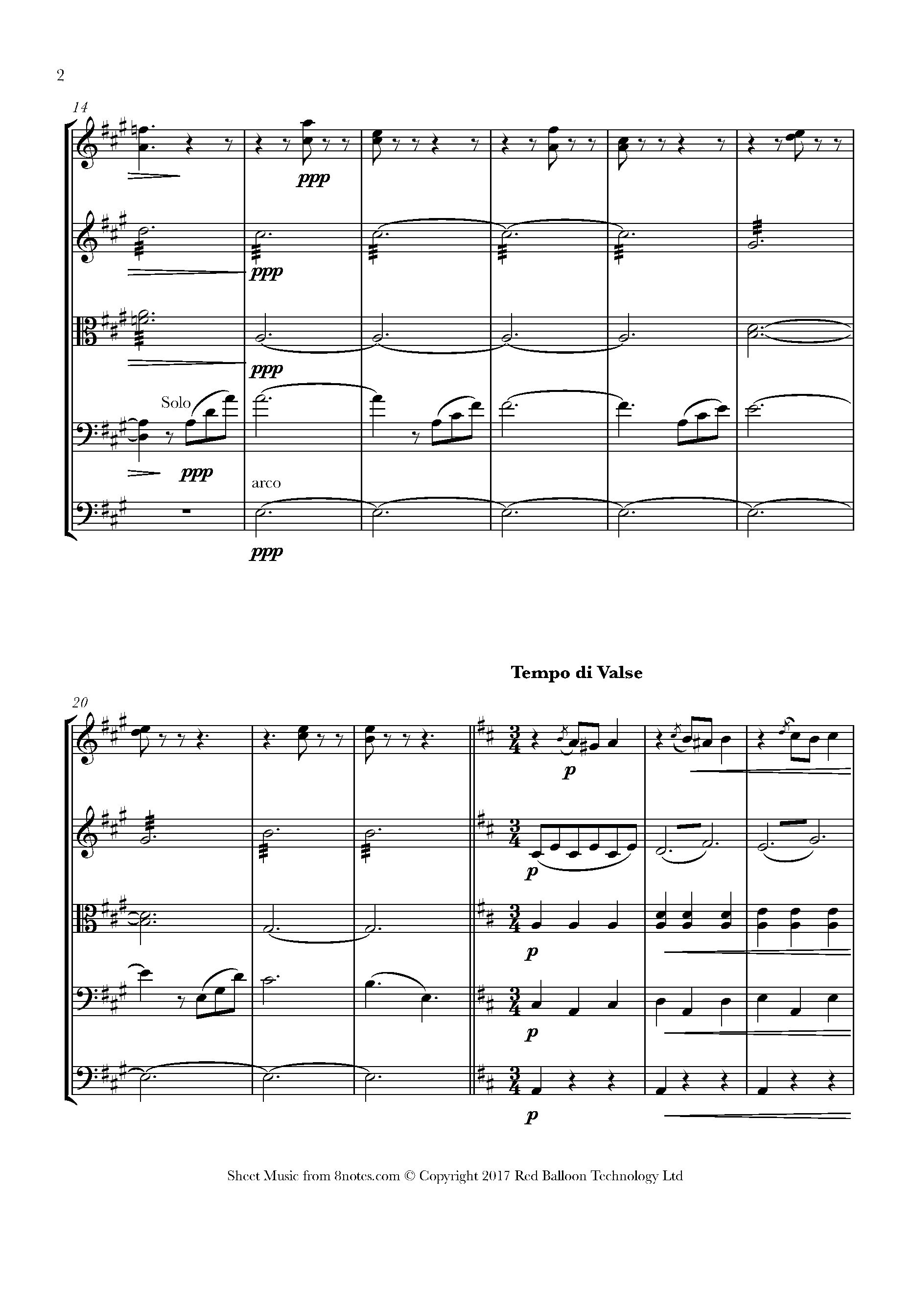 Strauss II The Blue Danube (An der schonen blauen Donau) op.314 Sheet