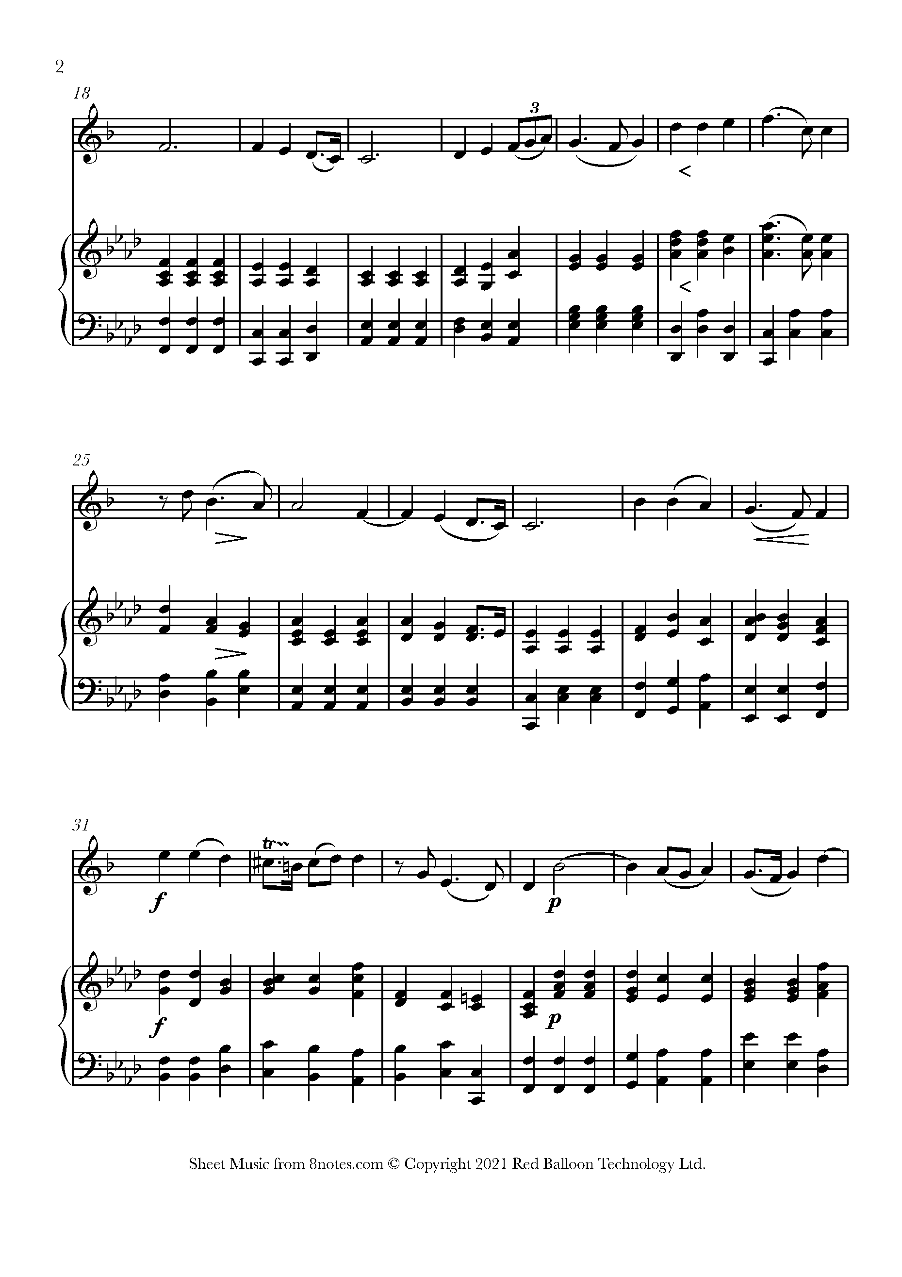 Handel Largo from Xerxes Sheet music for Tenor Horn