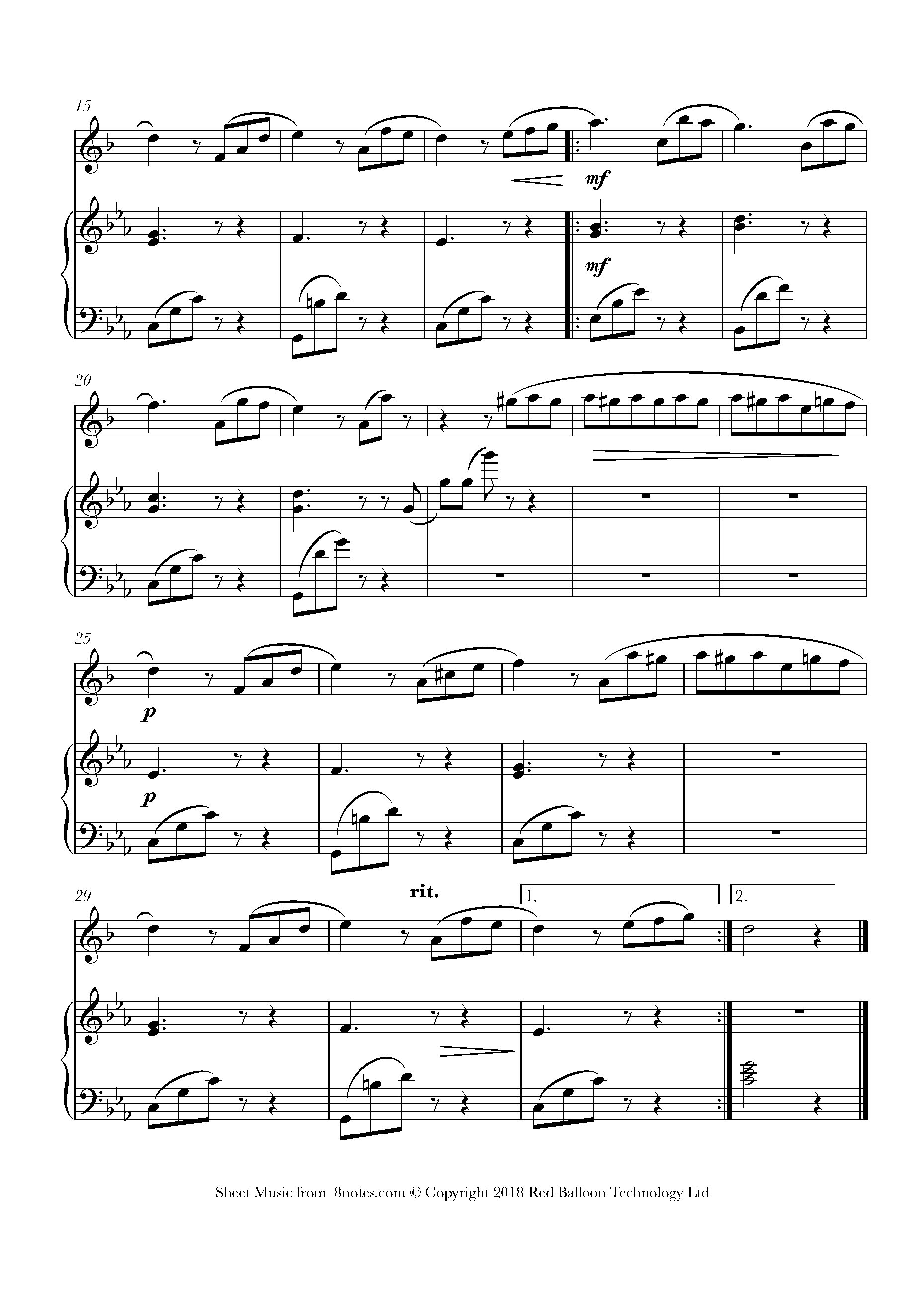 Beethoven Fur Elise Sheet music for Tenor Saxophone