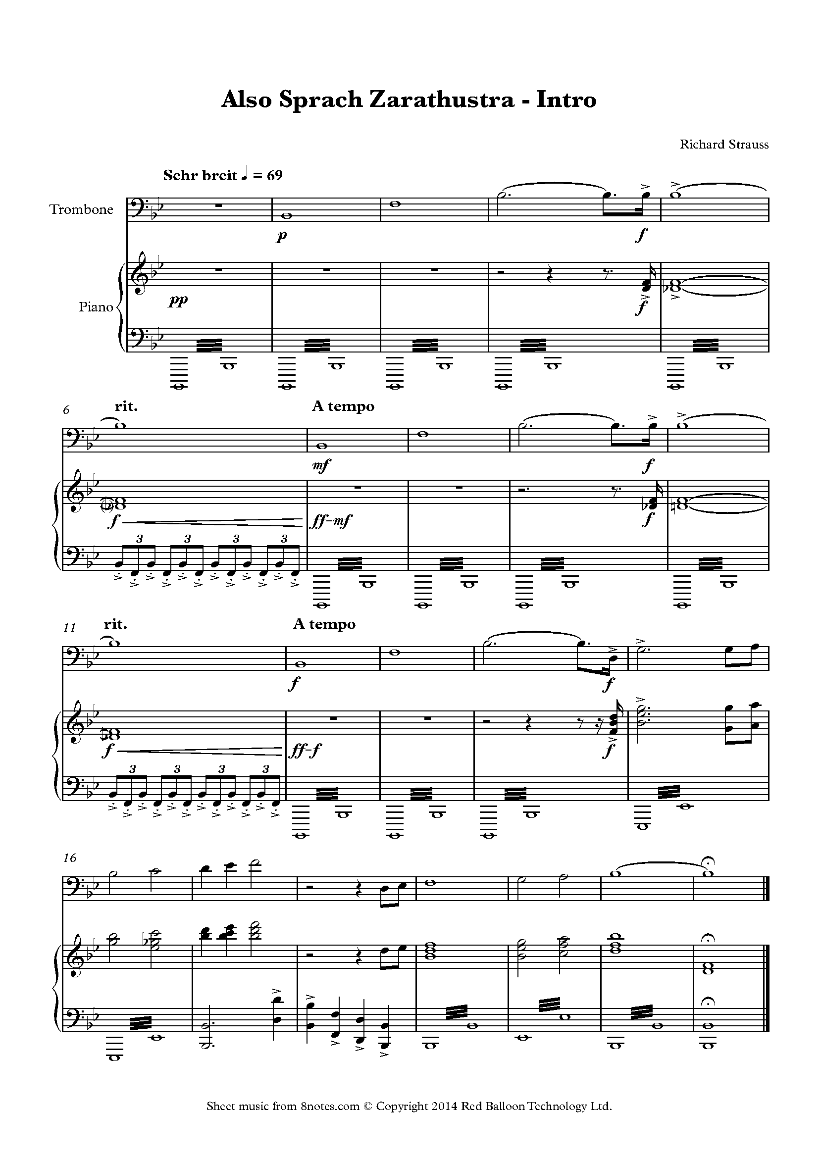 Richard Strauss Also Sprach Zarathustra Intro (as used in 2001 A