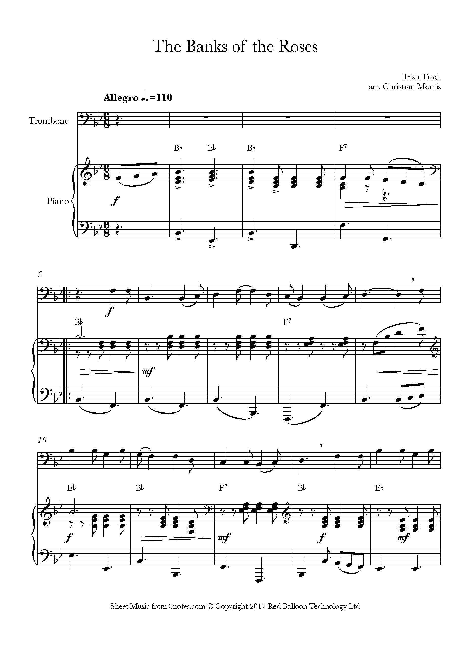 free trombone sheet music lessons resources 8notes com trombone sheet music