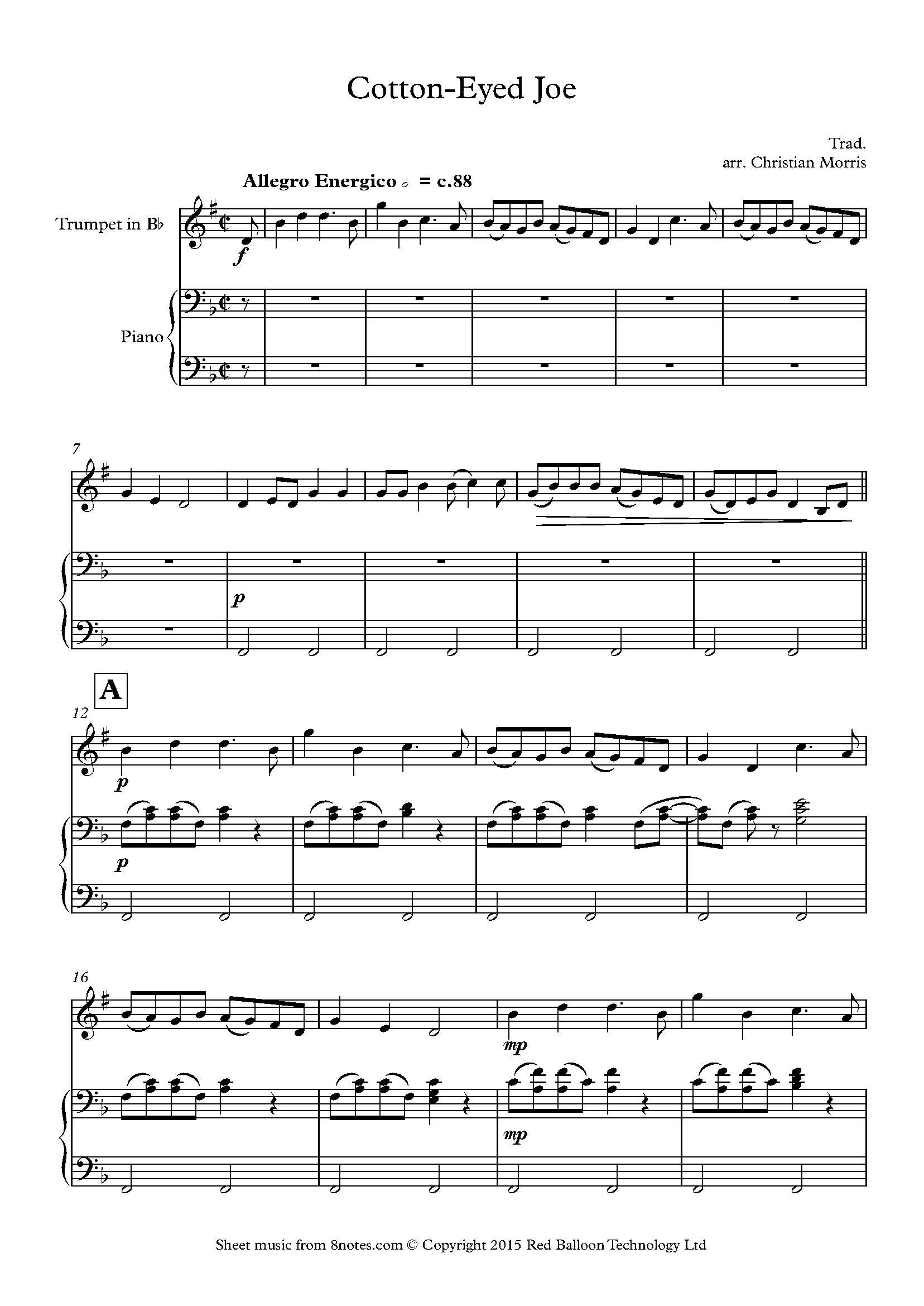 CottonEyed Joe Sheet music for Trumpet