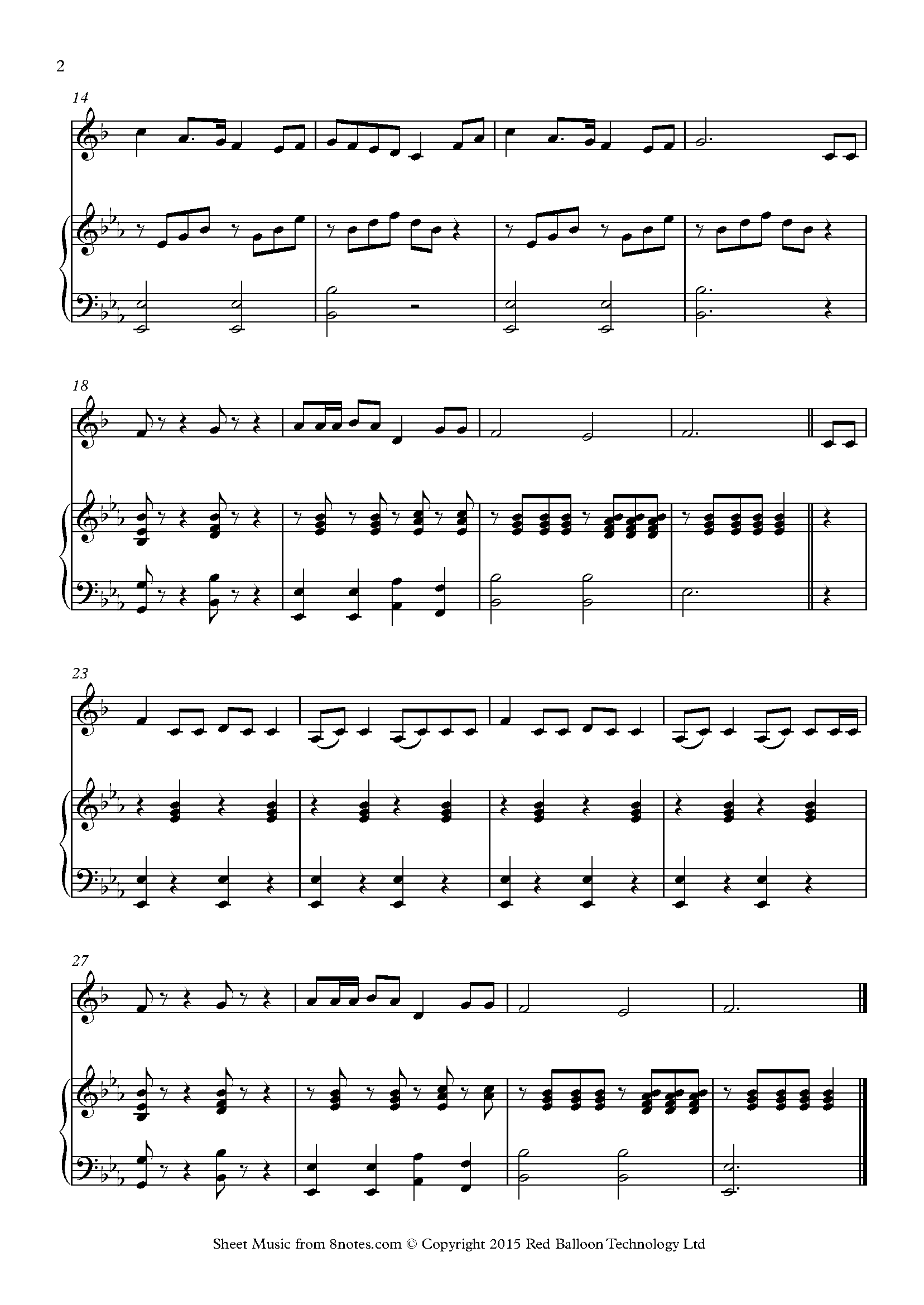 Henry C. Work My Grandfather's Clock Sheet music for Trumpet