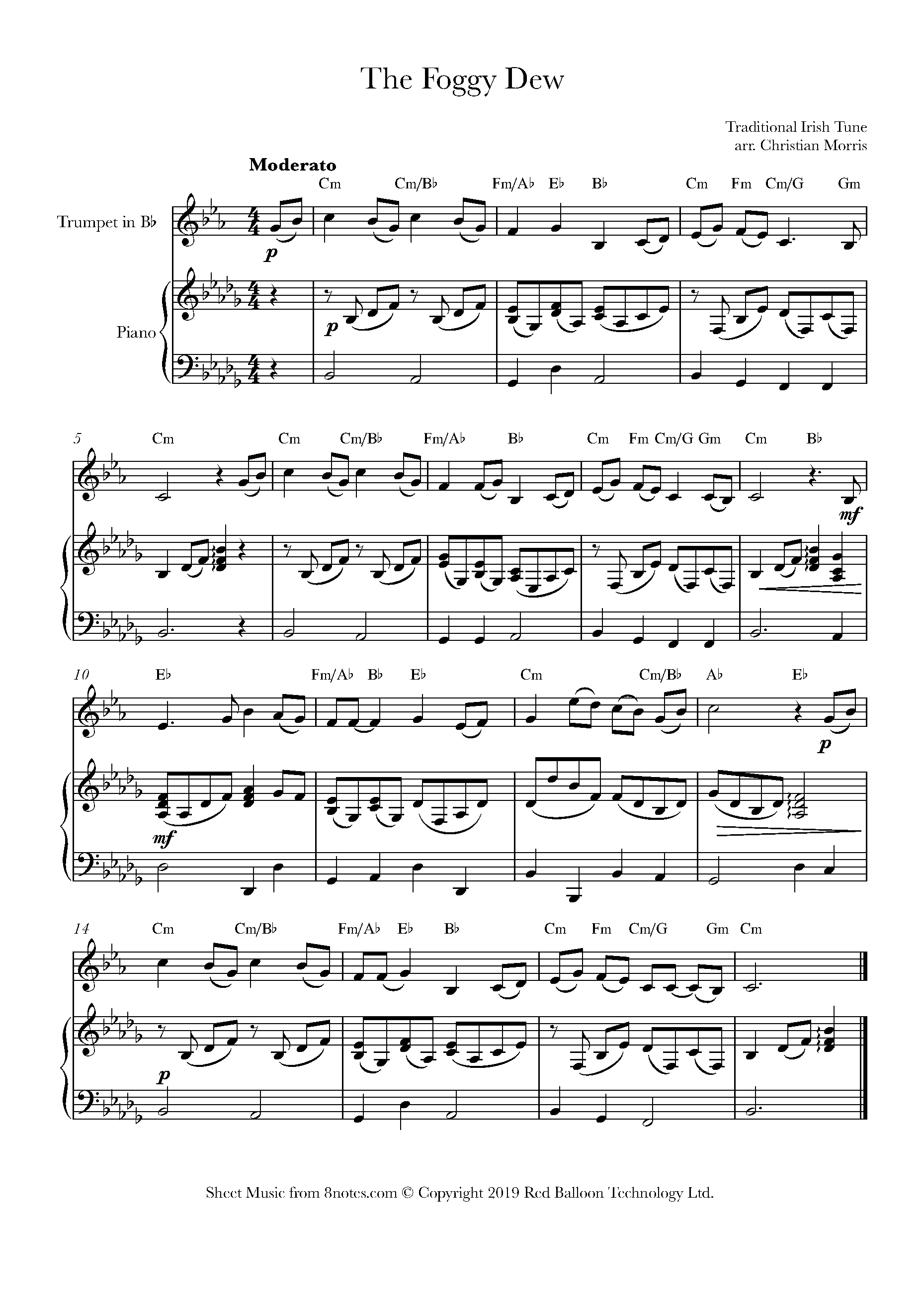 the-foggy-dew-sheet-music-for-trumpet-8notes
