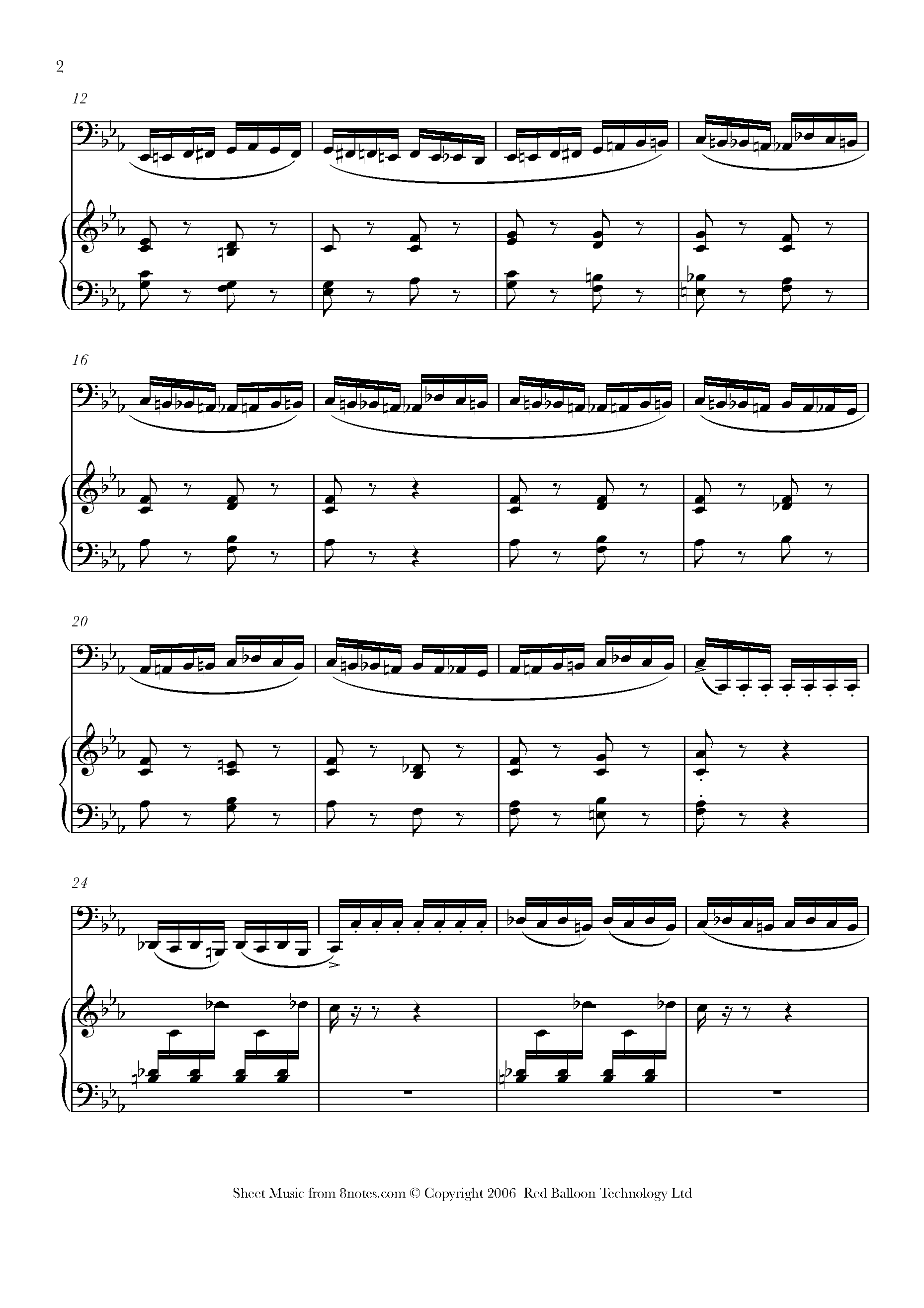 RimskyKorsakov Flight of the Bumblebee Sheet music for Tuba